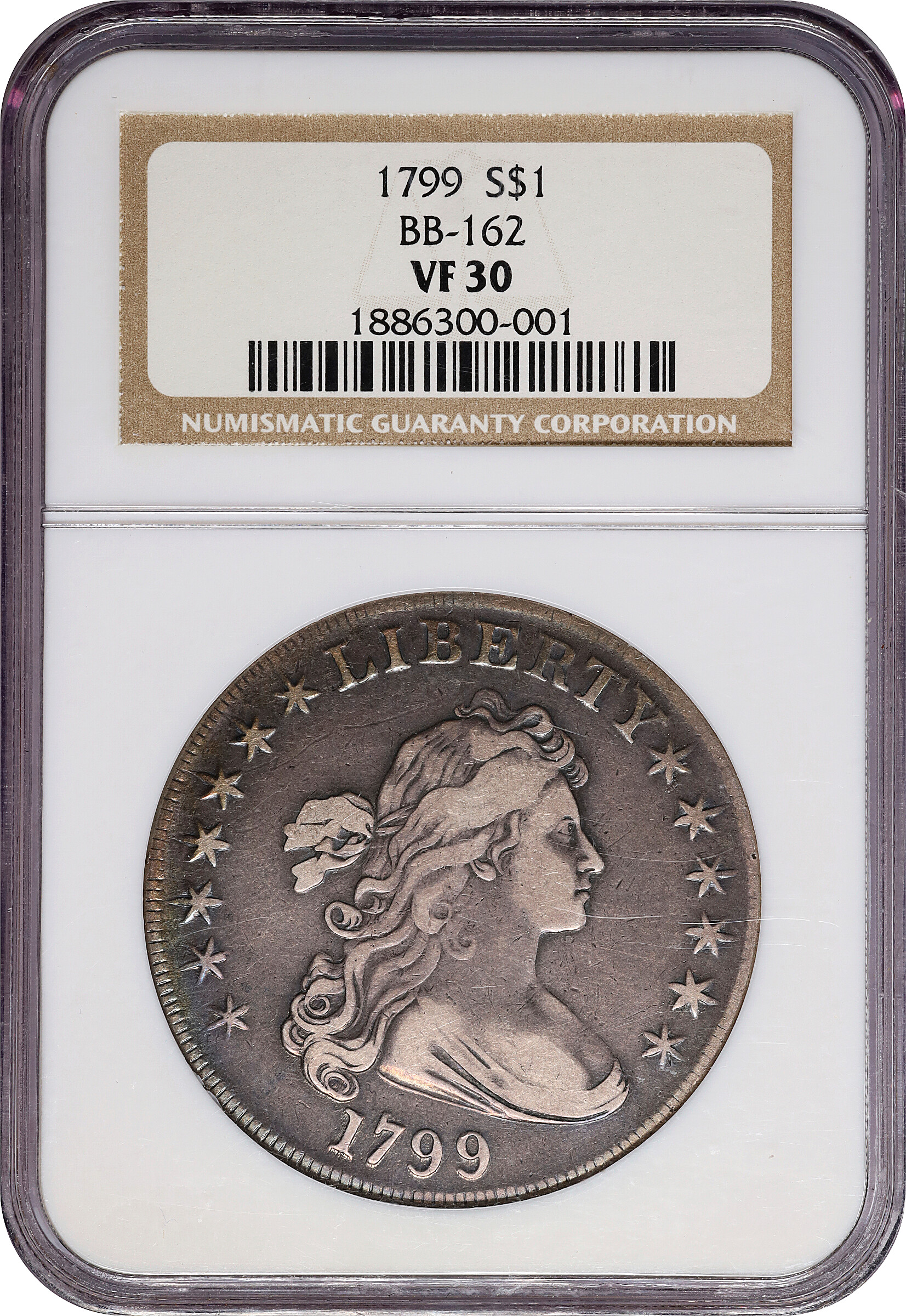 1799 $1  7x6 Stars, B-6, BB-162 G6 thumbnail 13