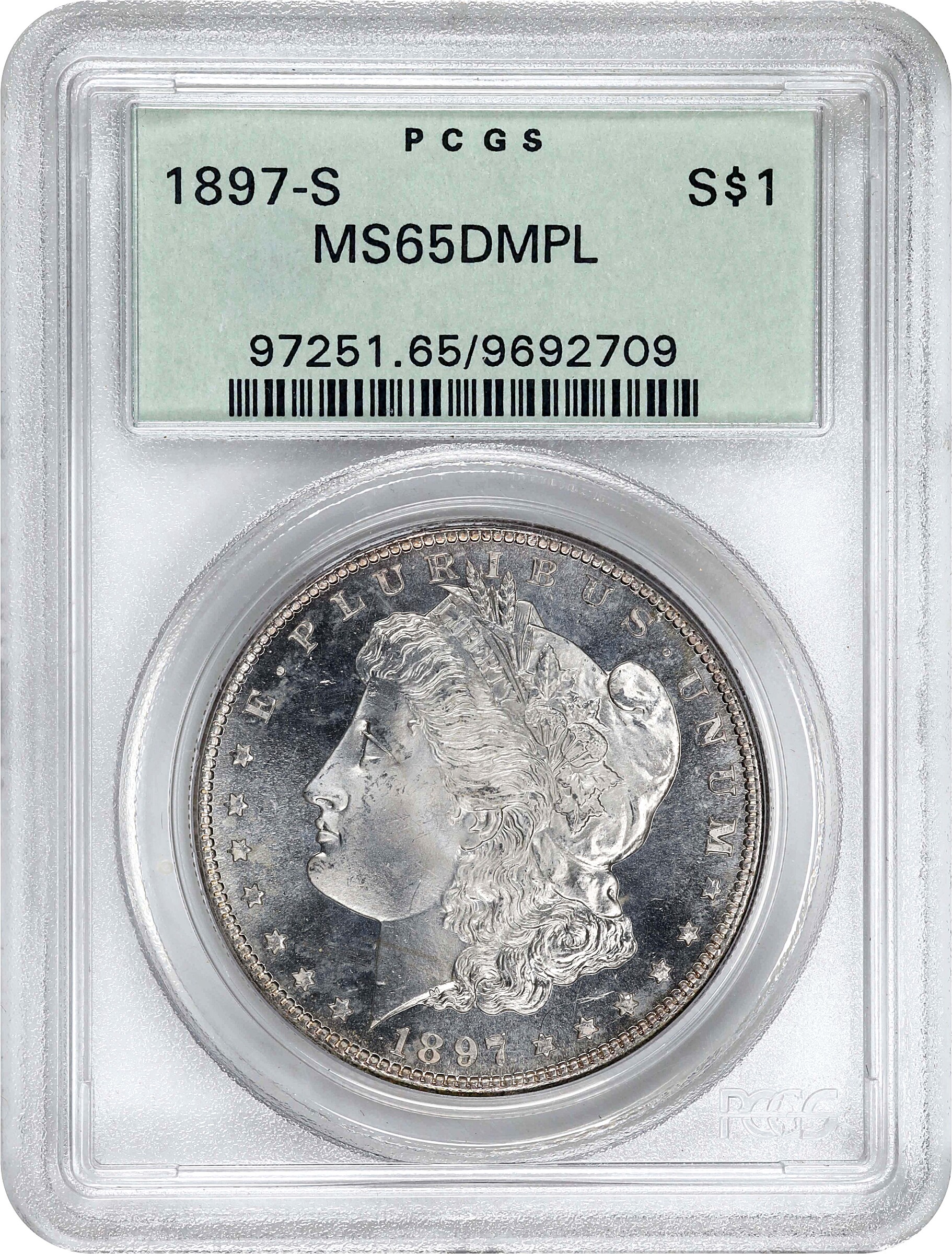 1897-S $1  MS DMPL MS65 DMPL thumbnail 9