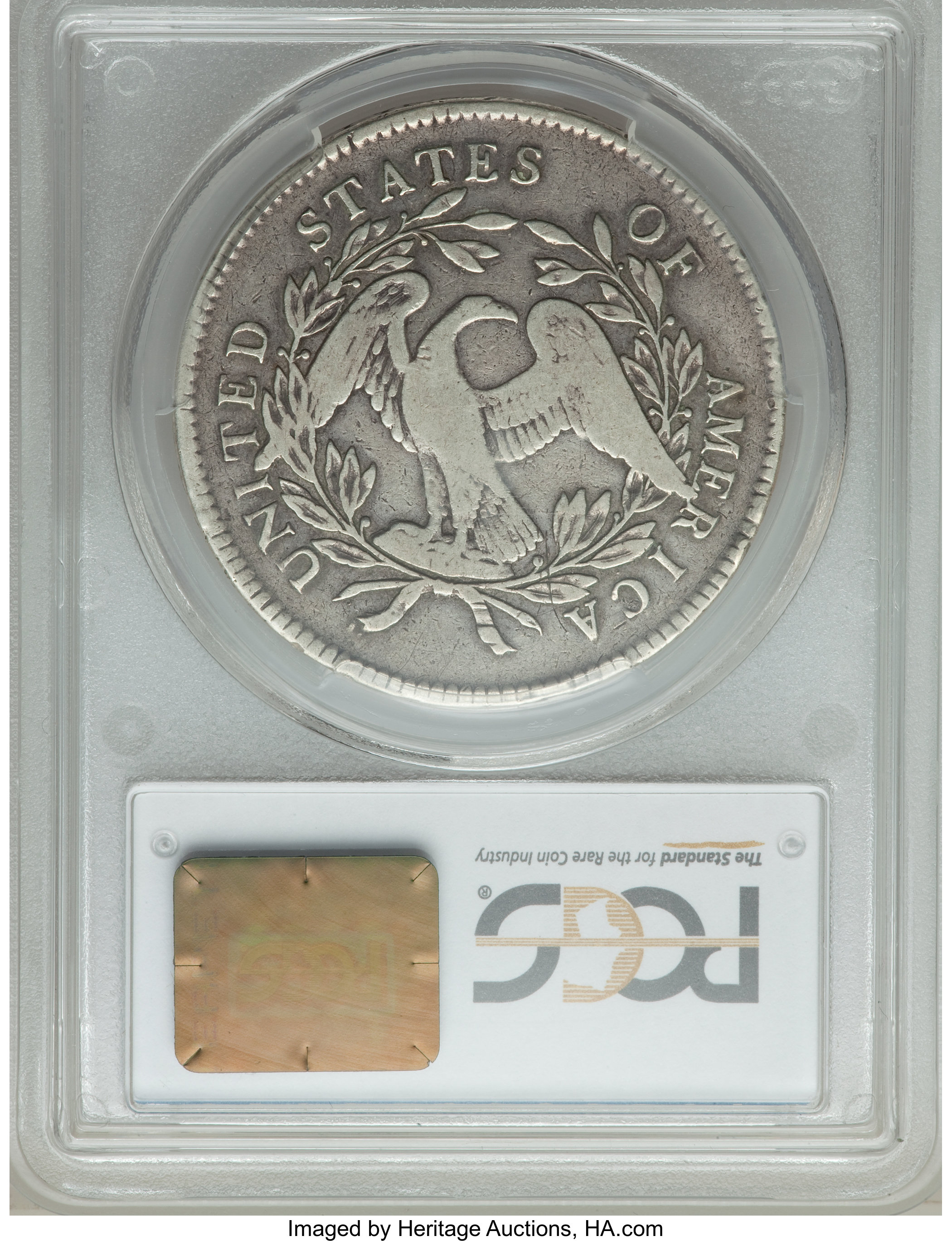 1795 $1  Flowing Hair, 3 Leaves, B-7, BB-18 P1 thumbnail 4