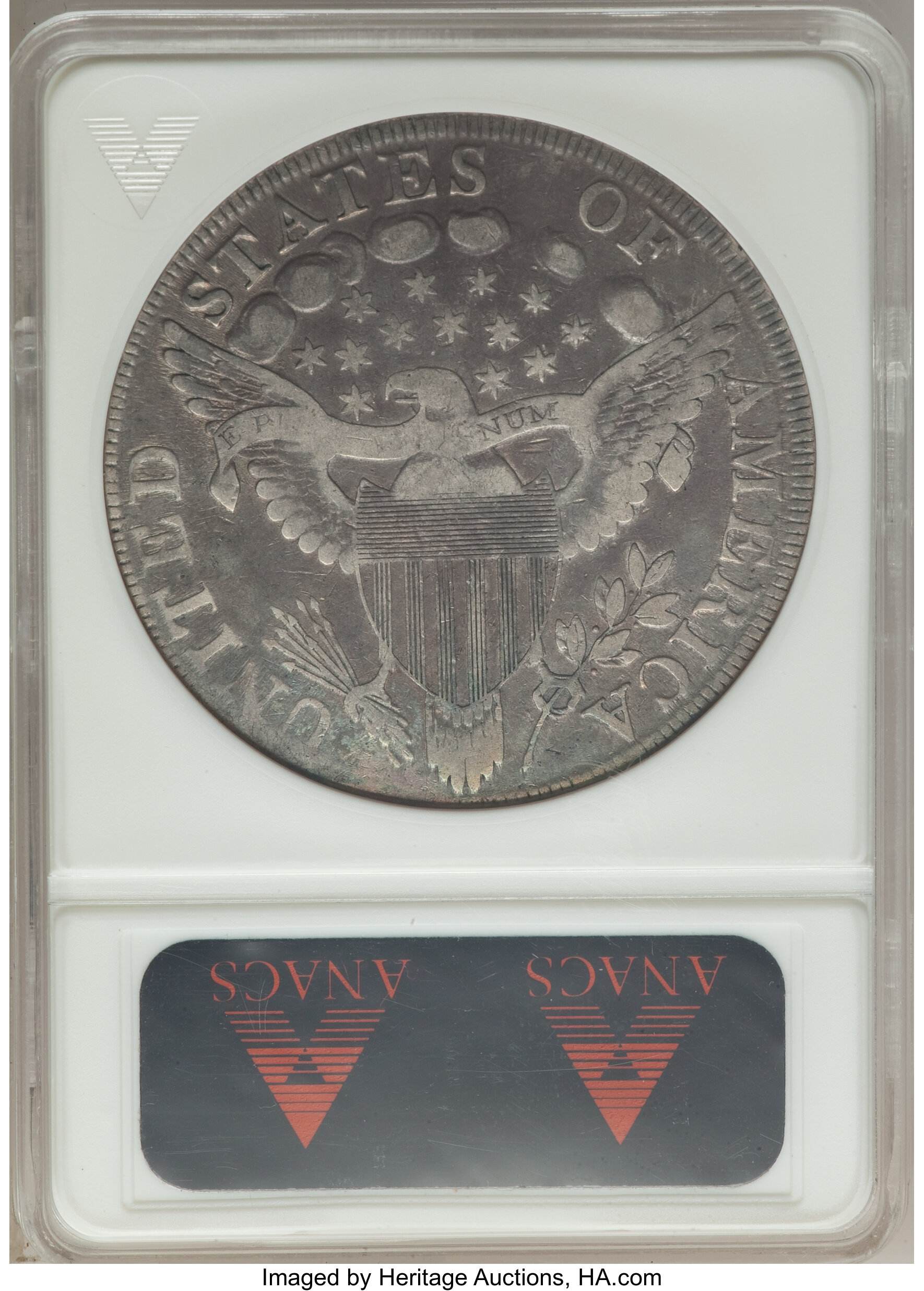 1798 $1  Large Eagle, Pointed 9, 10 Arrows, B-13, BB-108 VF20 thumbnail 2