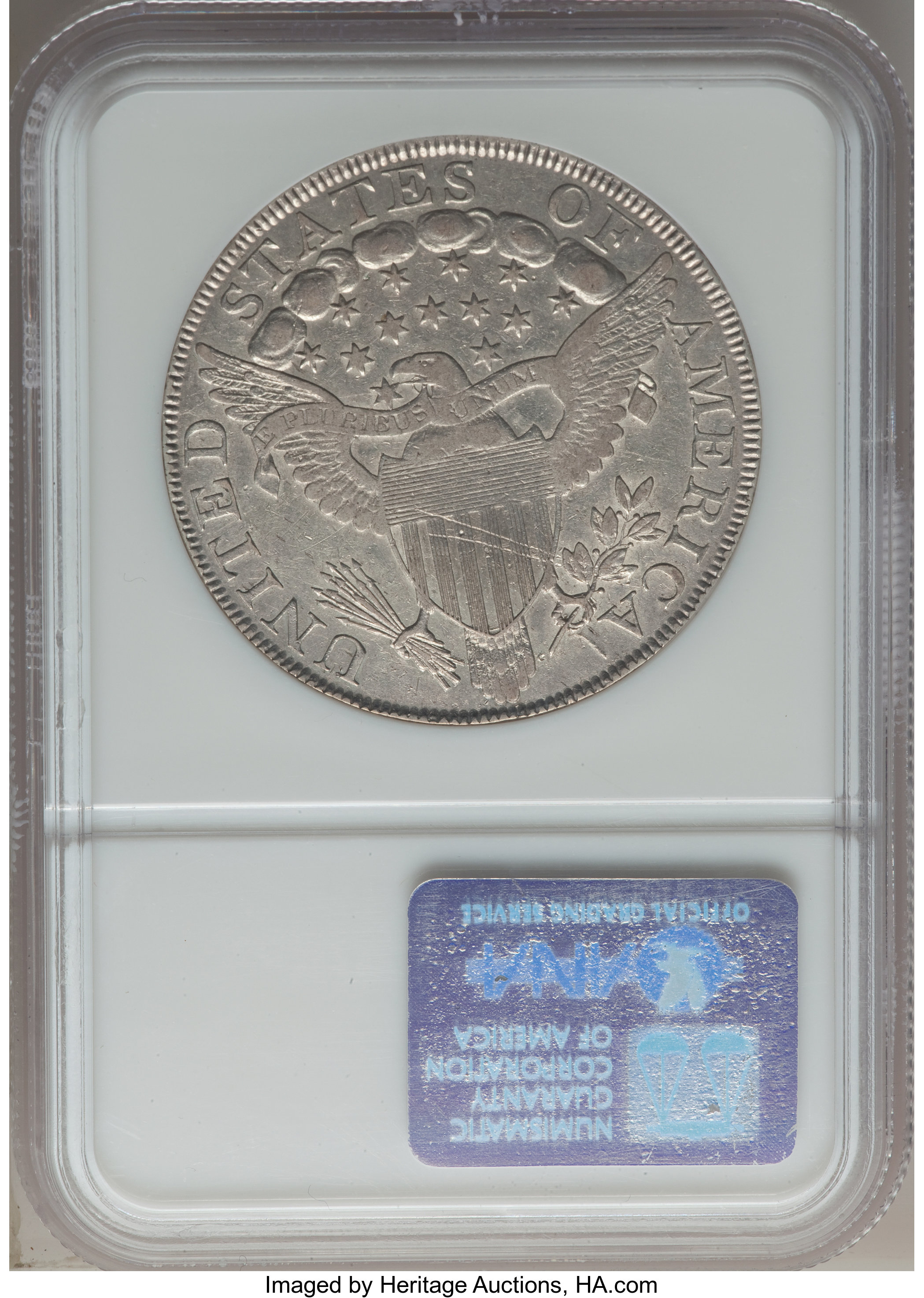 1800 $1  Wide Date, Low 8, AMERICAI XF45 thumbnail 6