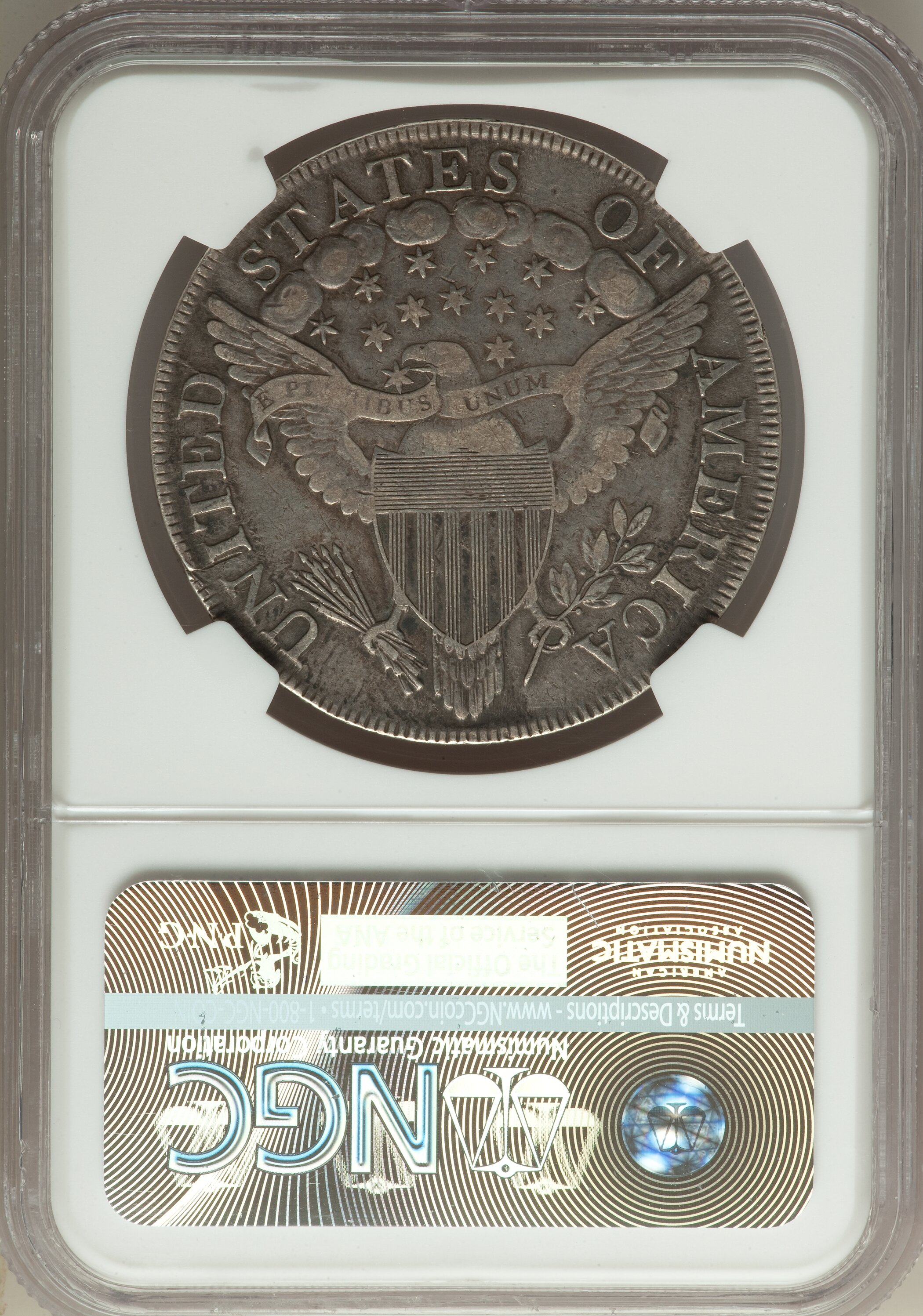 1799/8 $1  13 Stars Reverse, B-2, BB-143 AG2 thumbnail 25