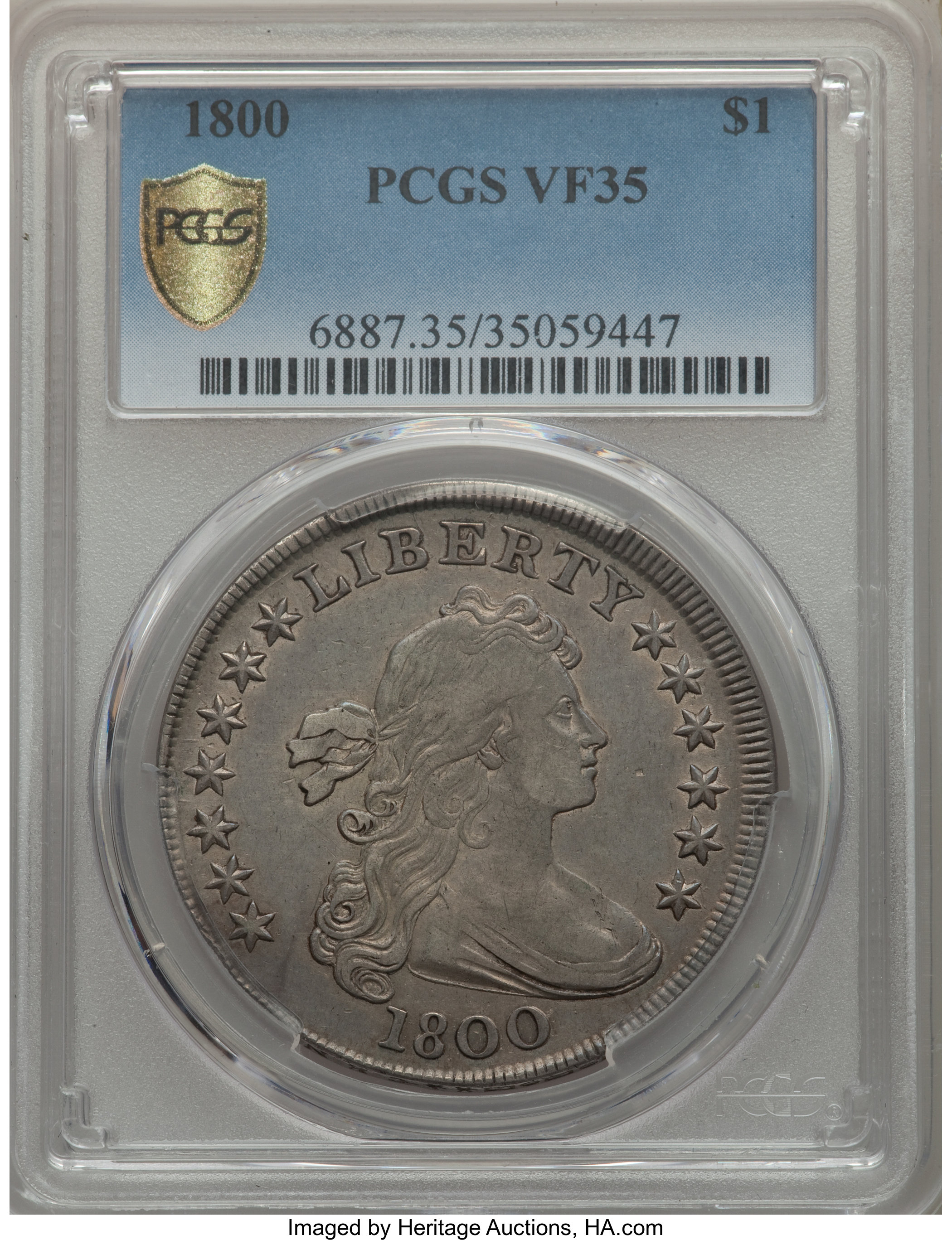 1800 $1  B-8, BB-188 VF35 thumbnail 17