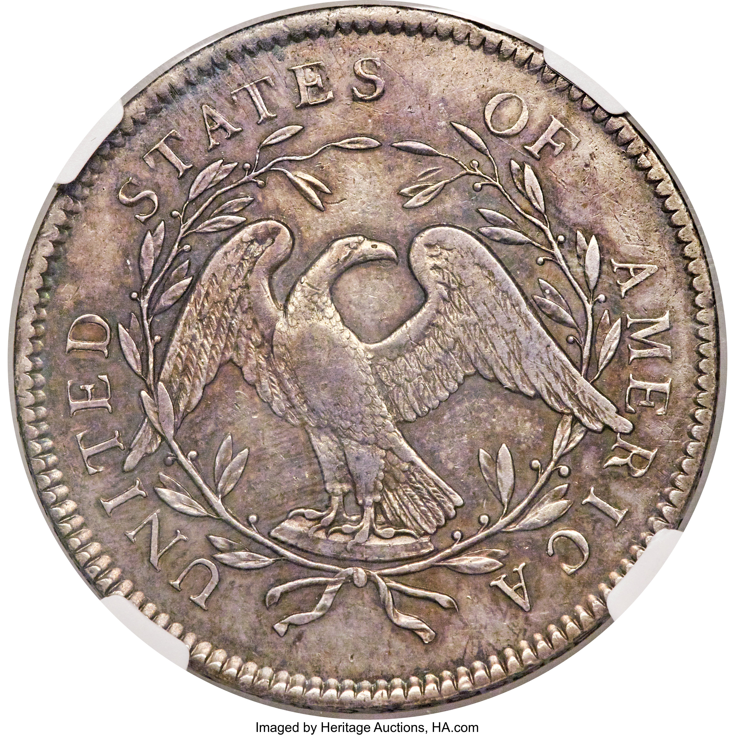 1795 $1  Flowing Hair, 2 Leaves, B-1, BB-21 MS64 thumbnail 19