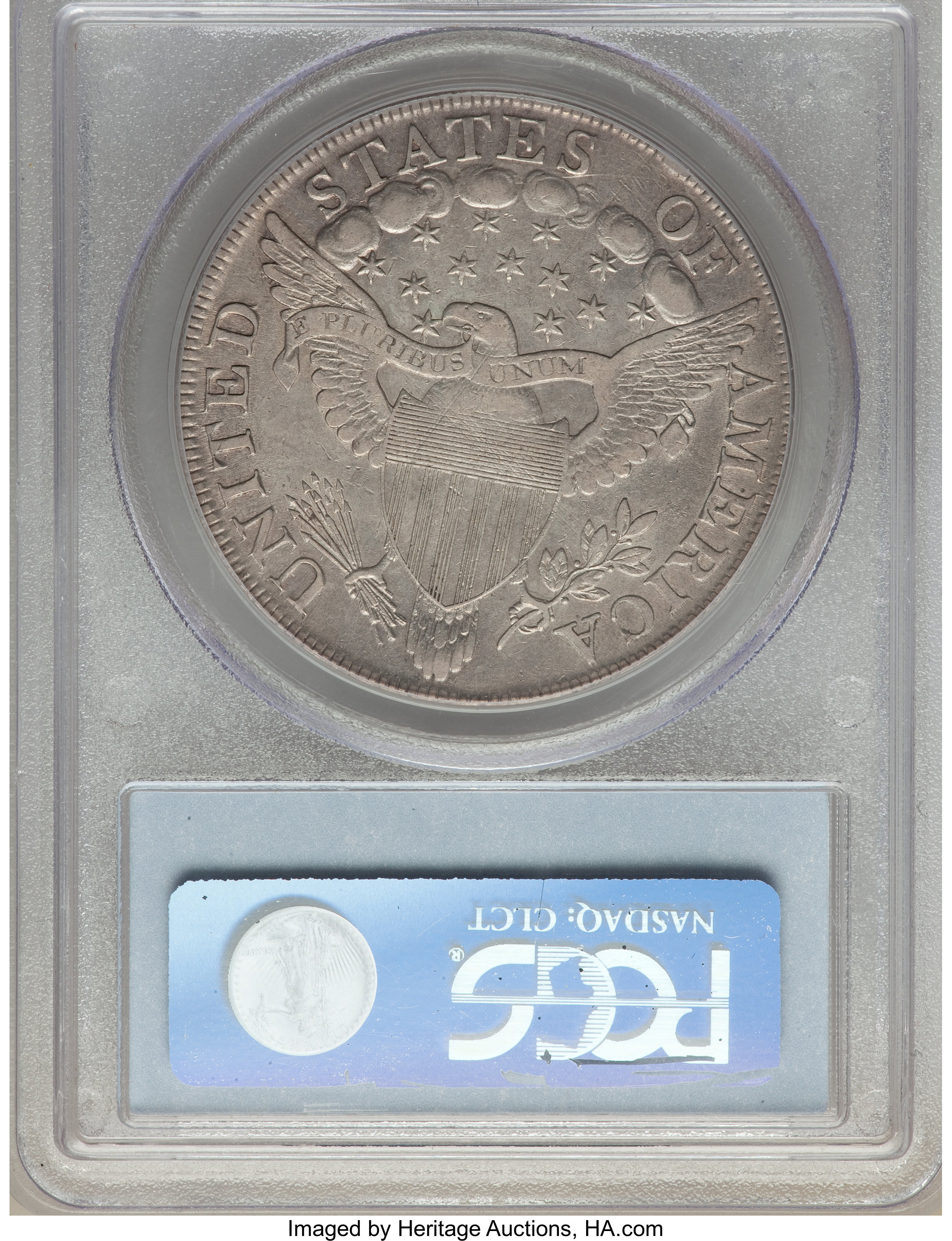 1802/1 $1  Wide Date, B-3, BB-234 XF40 thumbnail 6