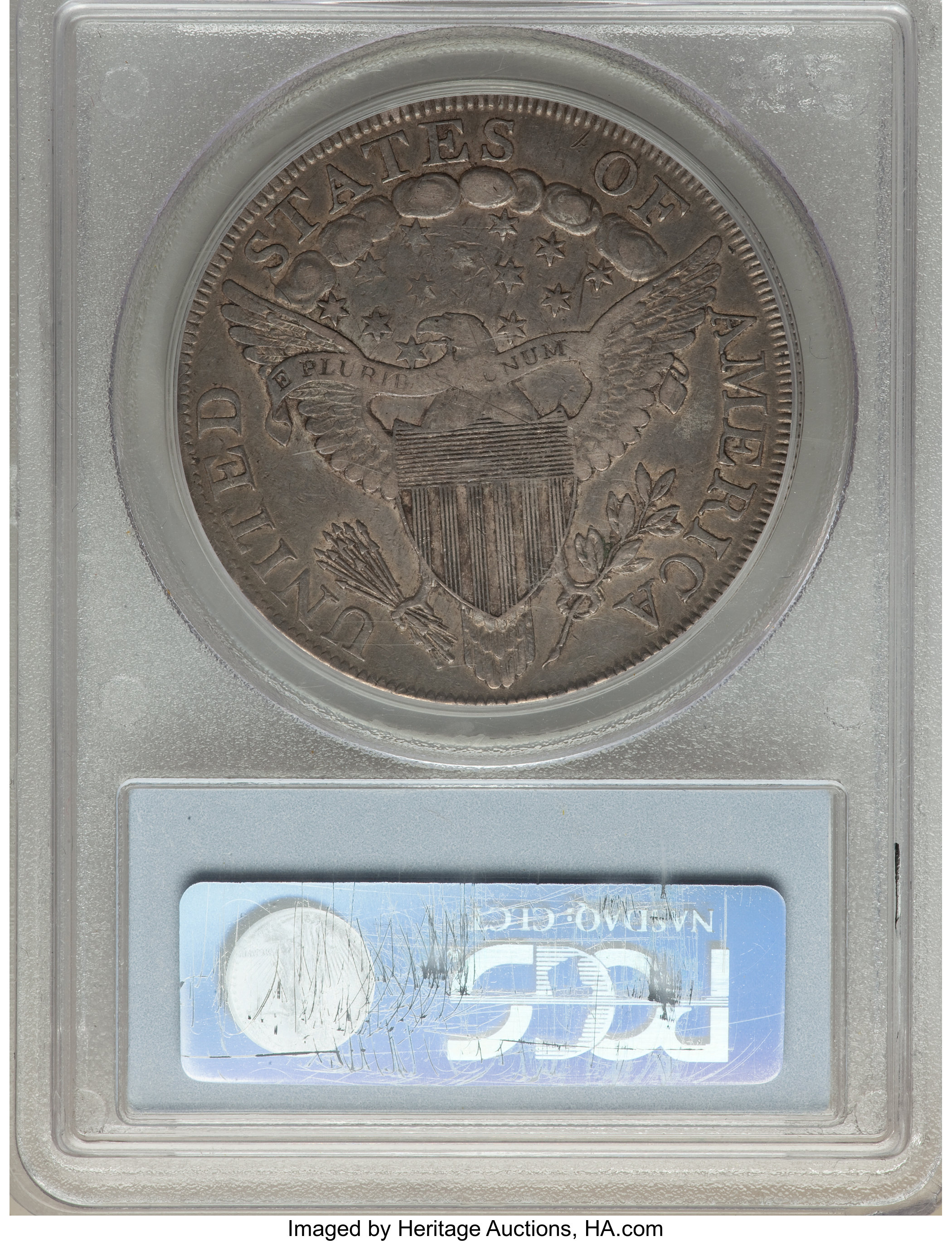 1798 $1  Large Eagle, Pointed 9, Close Date, B-29, BB-119 VF35 CAC thumbnail 7