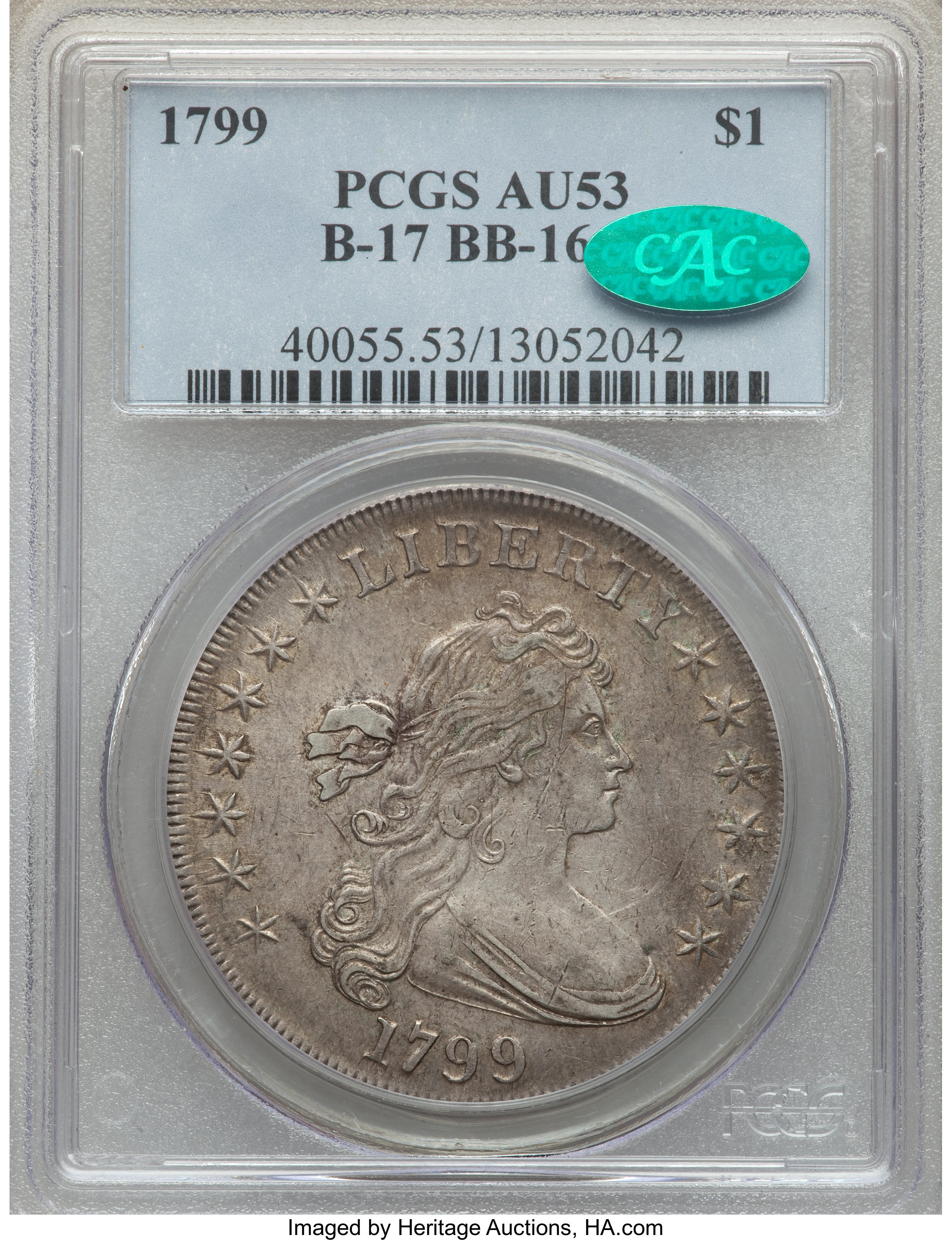 1799 $1  7x6 Stars, B-17, BB-164 MS60 thumbnail 11