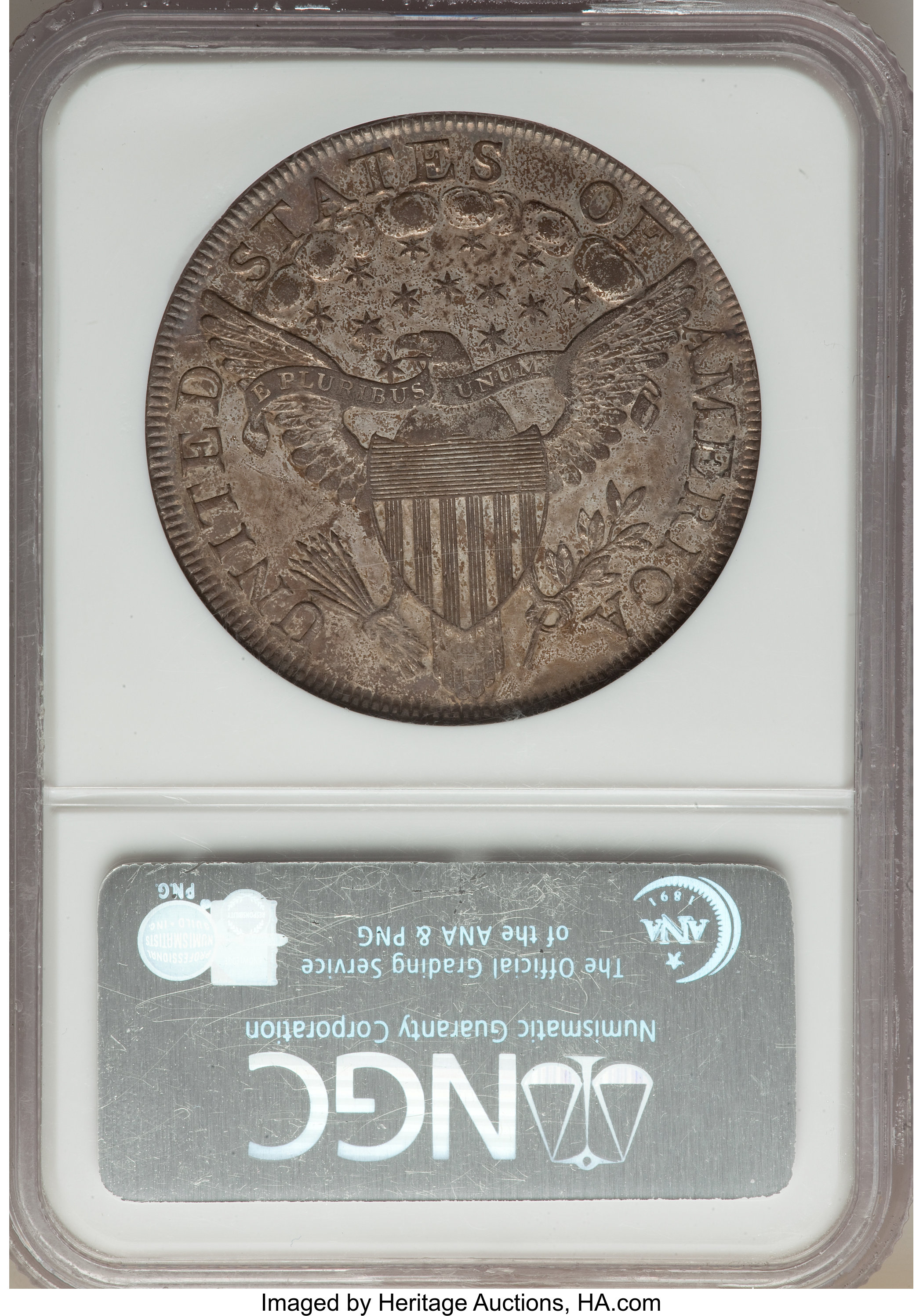 1799 $1  7x6 Stars, B-9, BB-166 MS61 CAC thumbnail 2