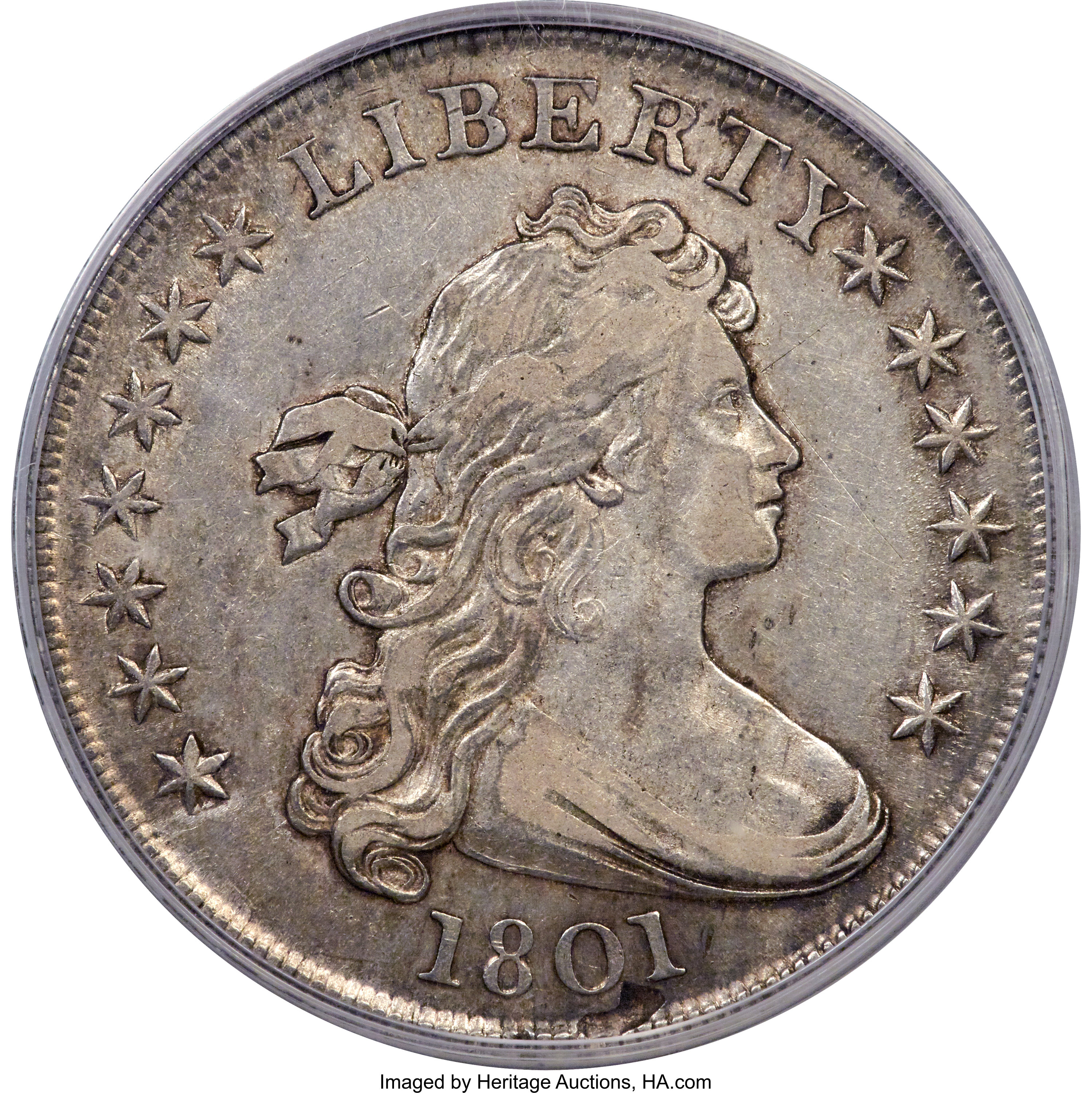1801 $1 B-3, BB-213, R.3, XF45 PCGS. ...