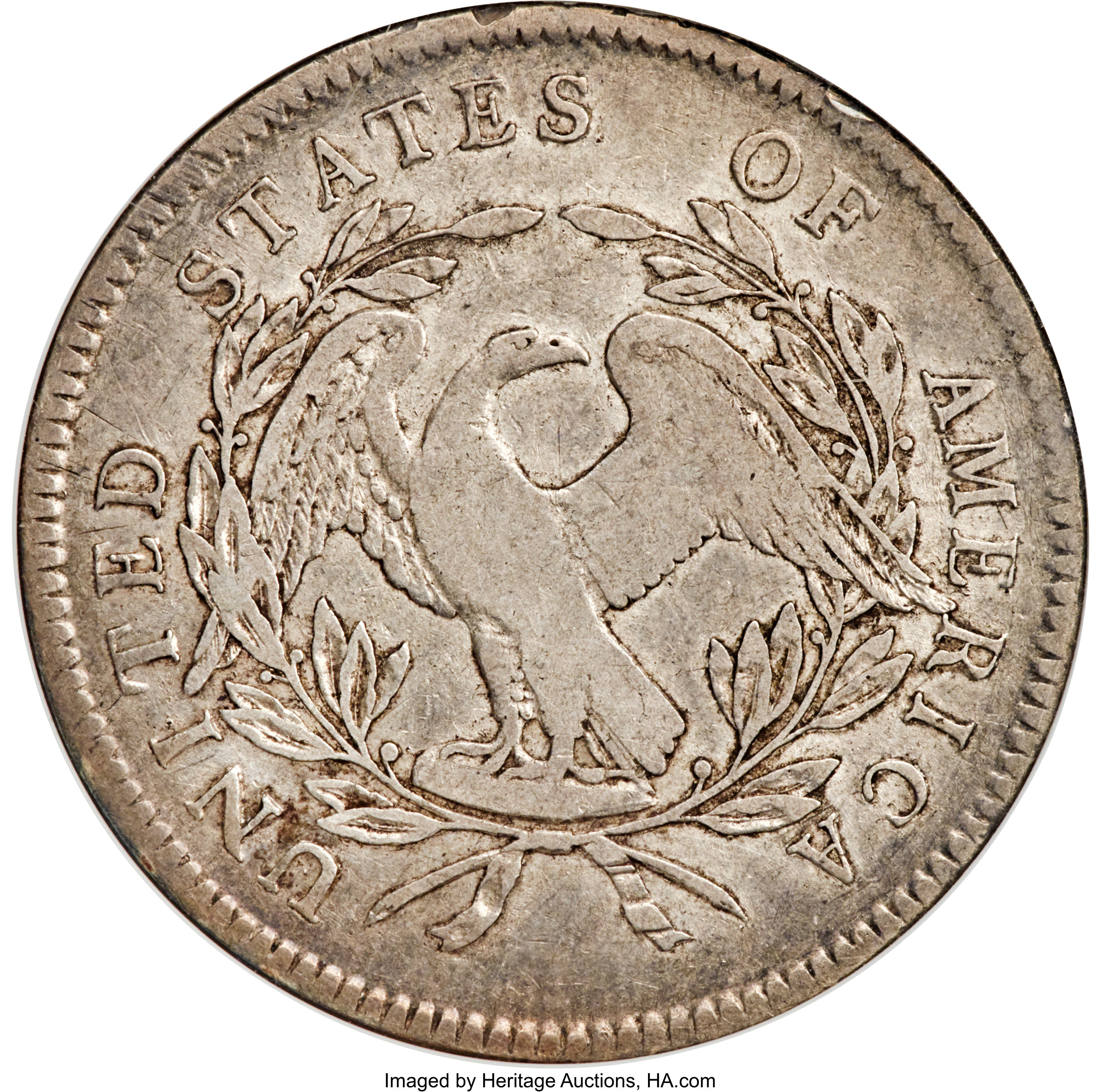 1795 $1  Flowing Hair, 3 Leaves, B-6, BB-25 MS64 thumbnail 25