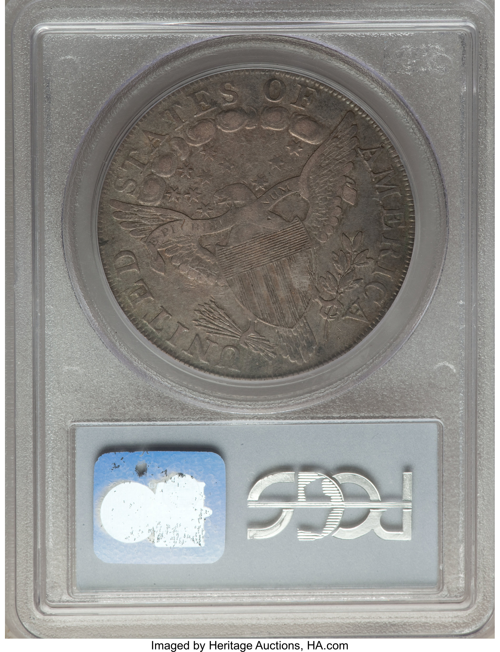 1798 $1  Large Eagle, Pointed 9, Wide Date, B-15, BB-112 VG8 CAC thumbnail 19