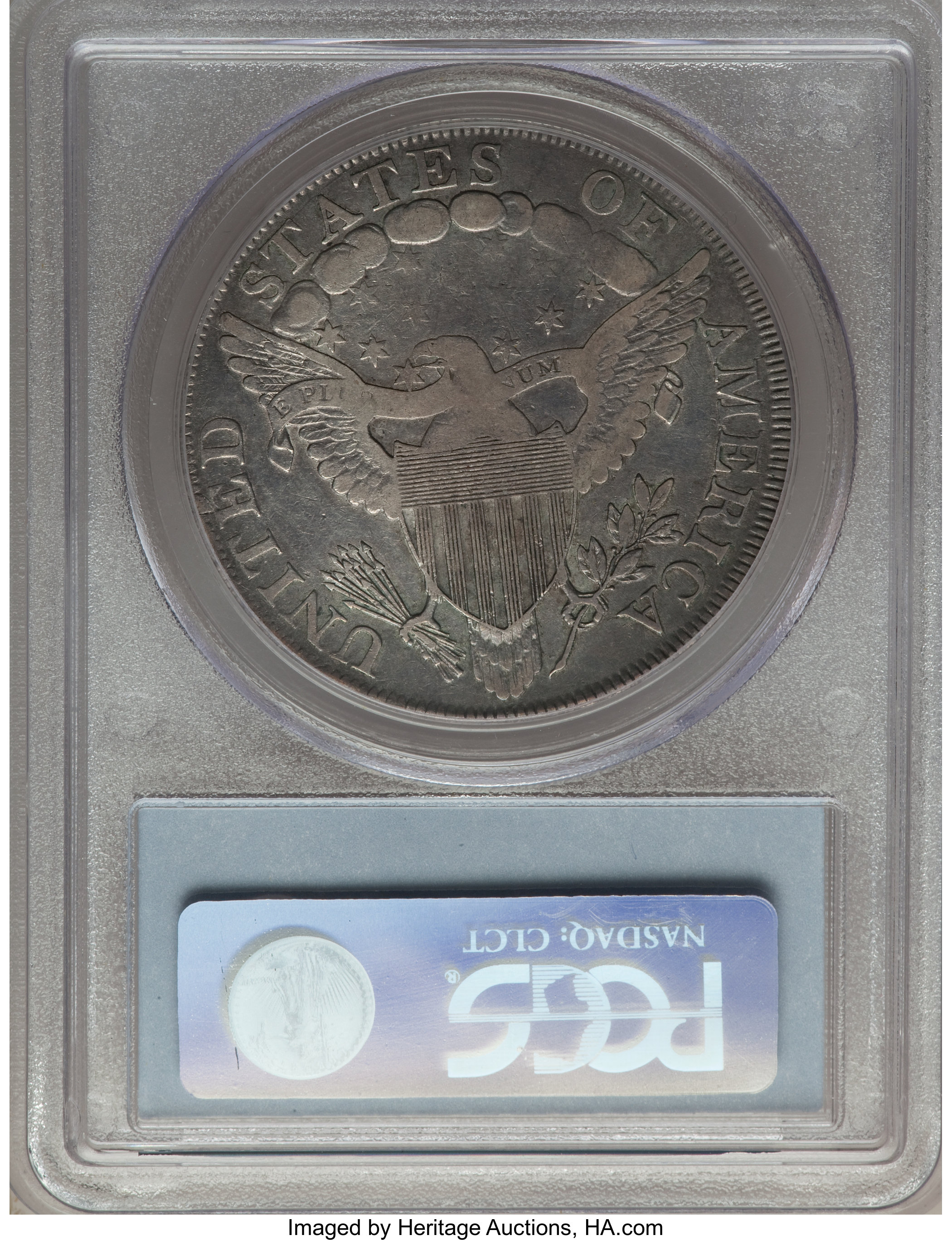 1798 $1  Large Eagle, Pointed 9, Close Date, B-29, BB-119 F15 thumbnail 2