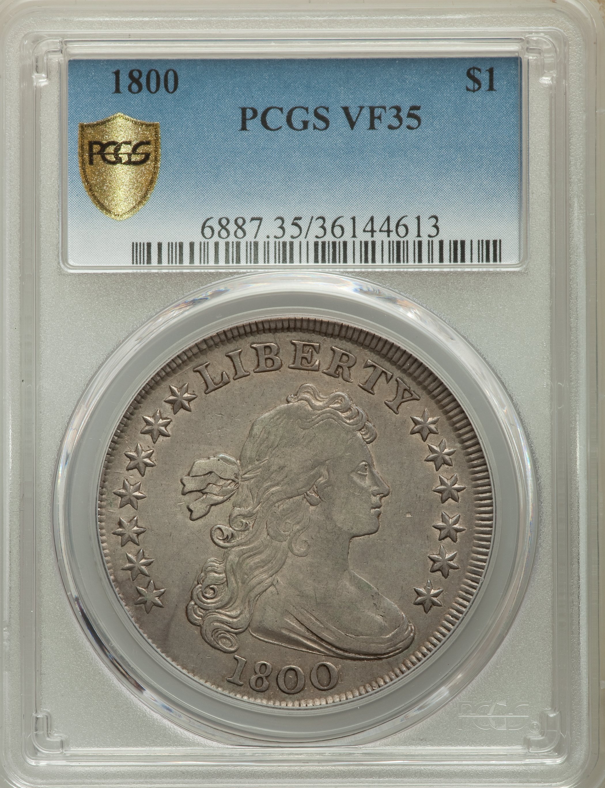 1800 $1  B-8, BB-188 VF35 thumbnail 13