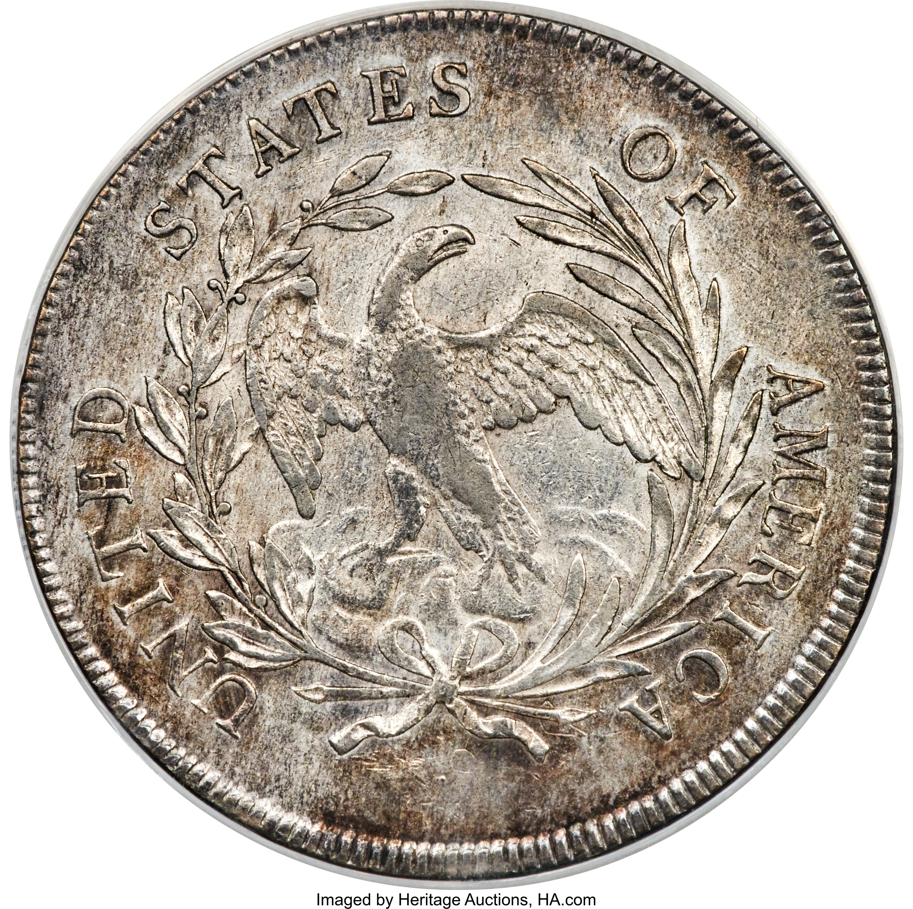 1796 $1  Small Date, Small Letters, B-2, BB-63 XF45 CAC thumbnail 4
