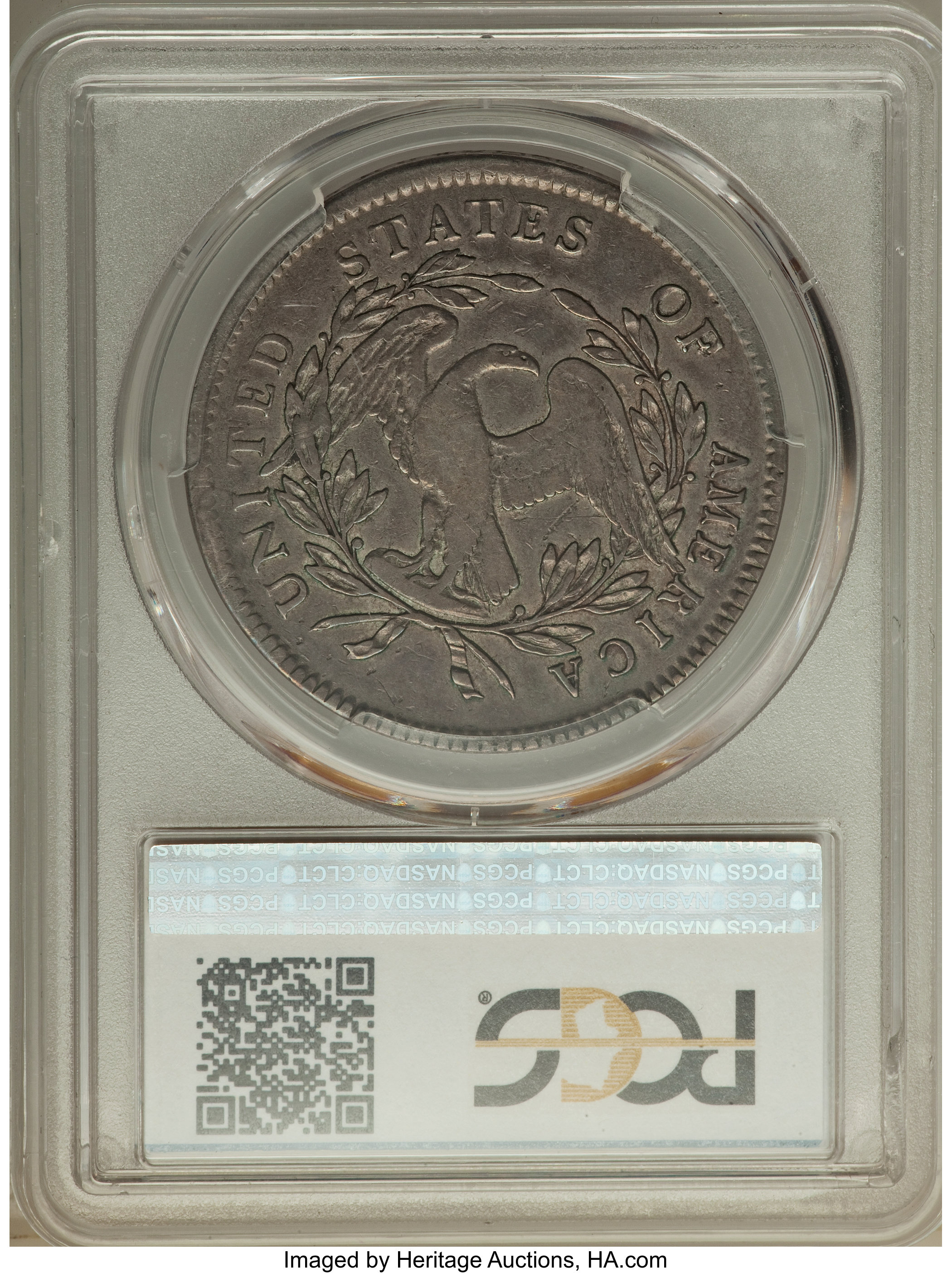1795 $1  Flowing Hair, 3 Leaves, B-12, BB-26 P1 thumbnail 14