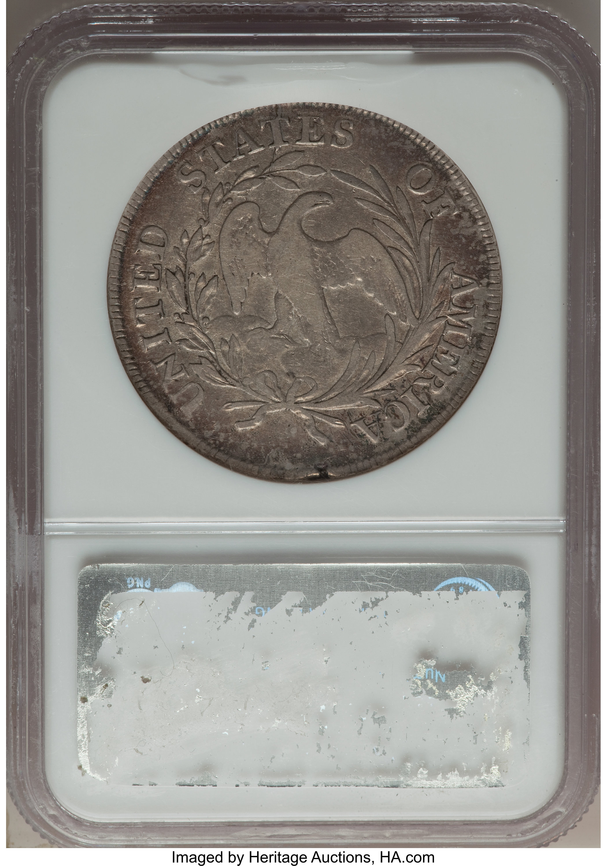 1798 $1  Small Eagle, 13 Stars Obverse VF35 CAC thumbnail 2