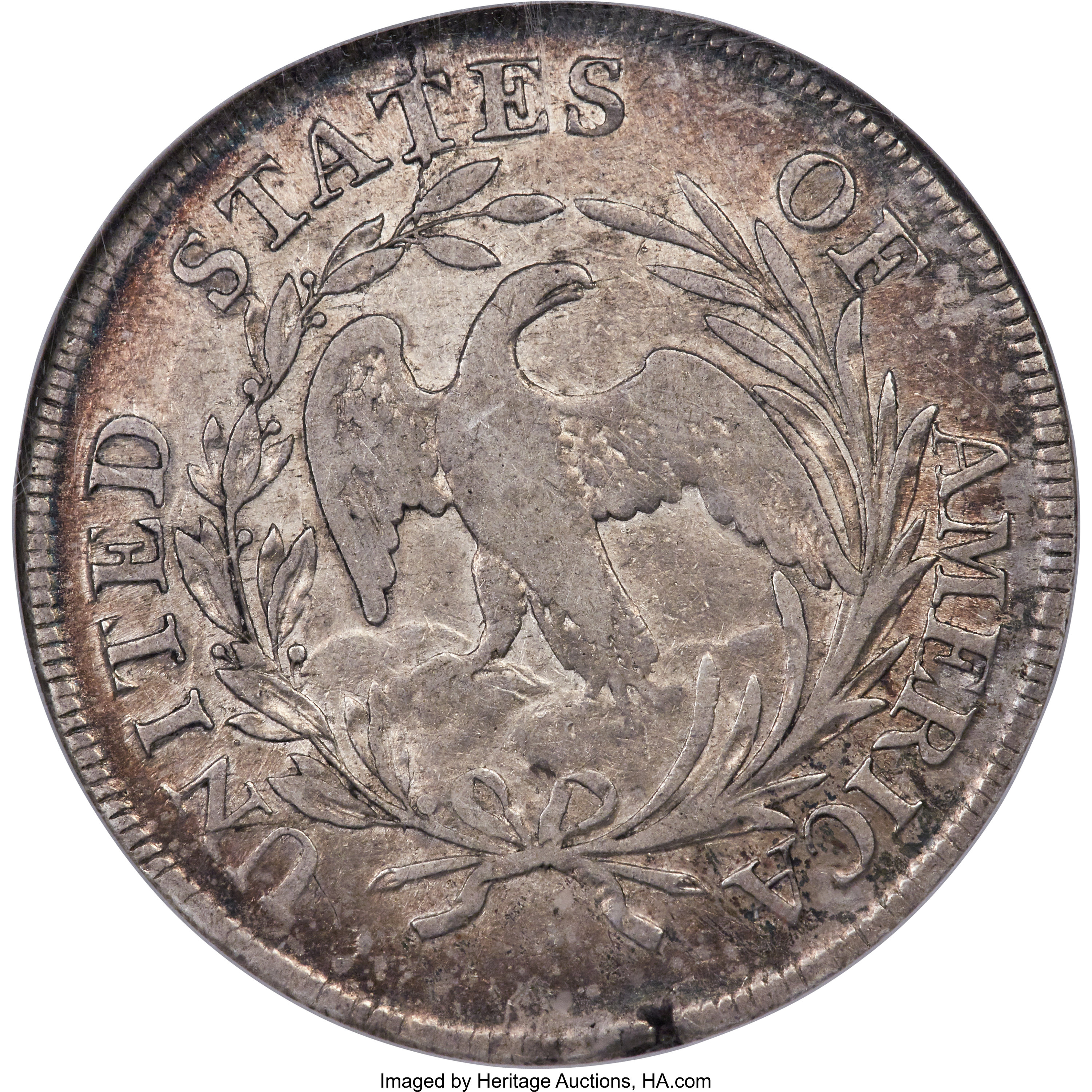 1798 $1  Small Eagle, 13 Stars Obverse VF35 CAC thumbnail 3