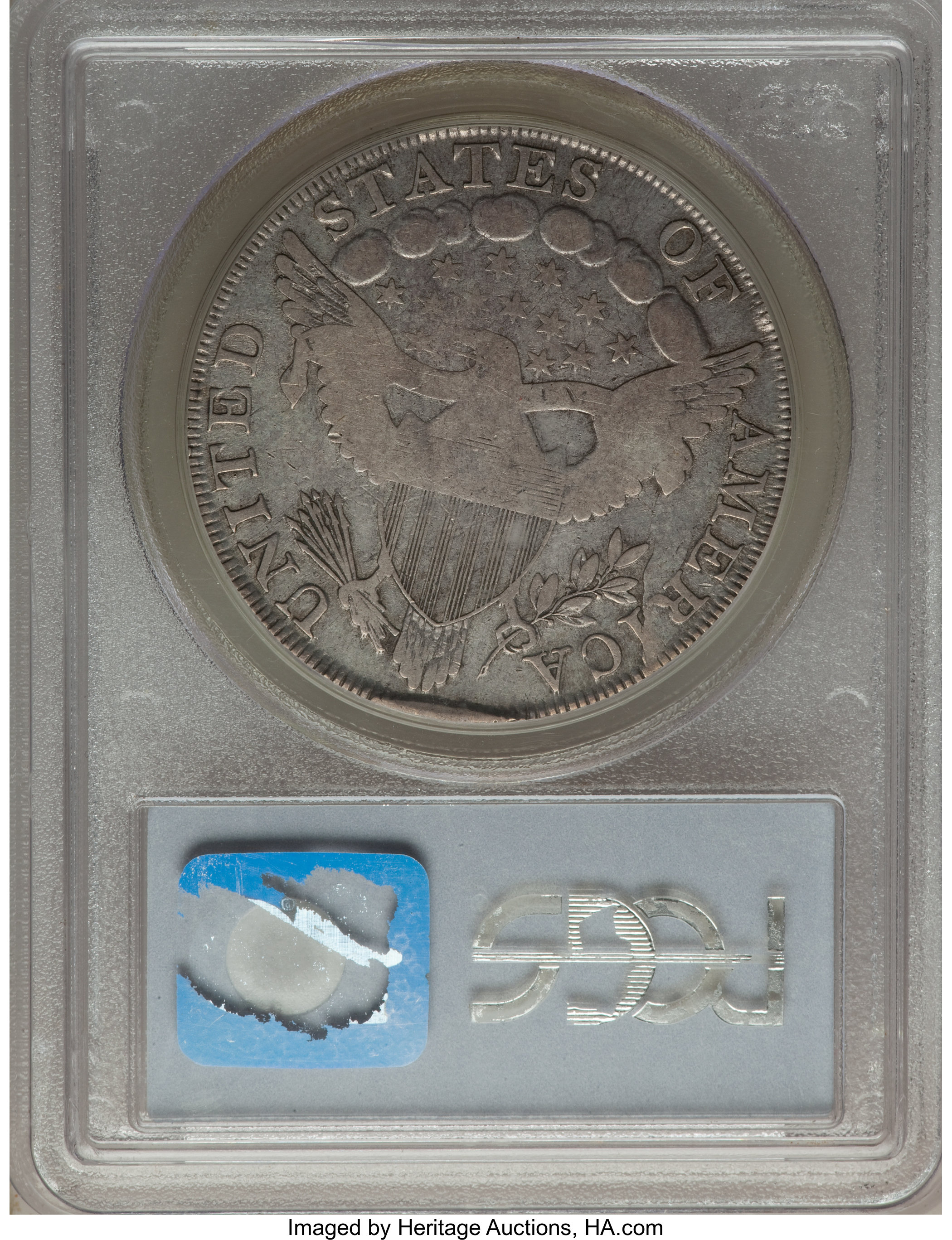 1798 $1  Large Eagle, Pointed 9, Wide Date, B-20, BB-102 F15 thumbnail 2