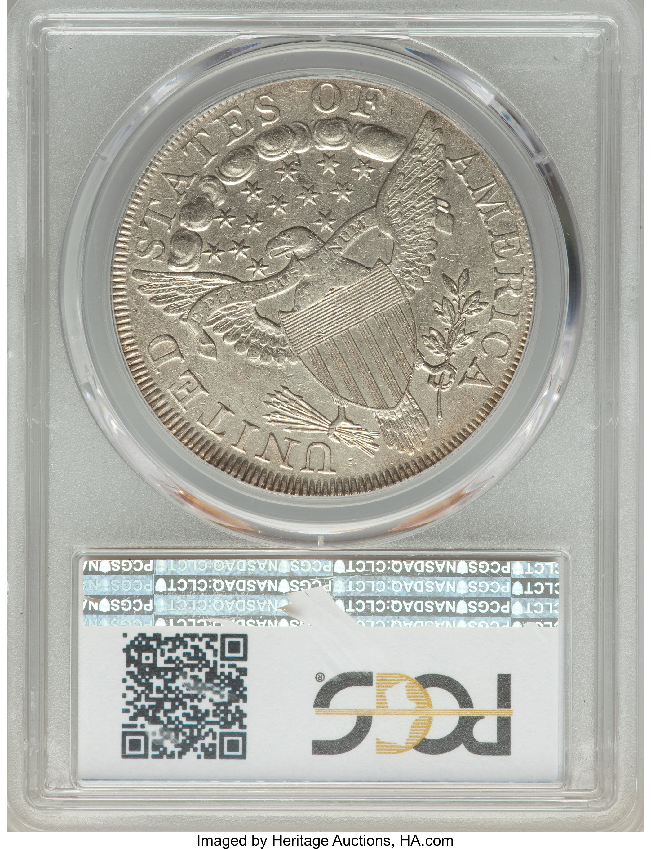 1798 $1  Large Eagle, Pointed 9, Wide Date, B-15, BB-112 MS63 thumbnail 16