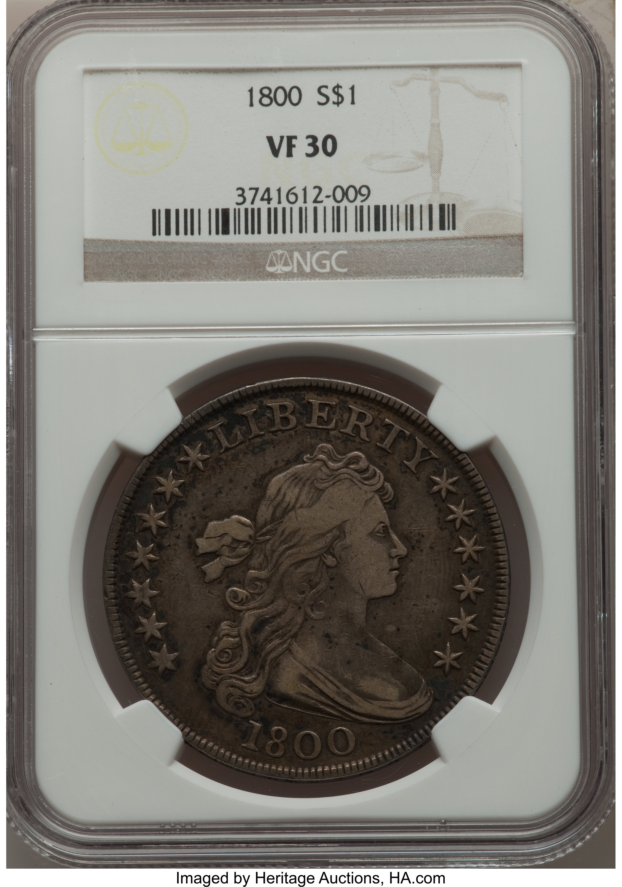 1800 $1  B-8, BB-188 VG10 thumbnail 18