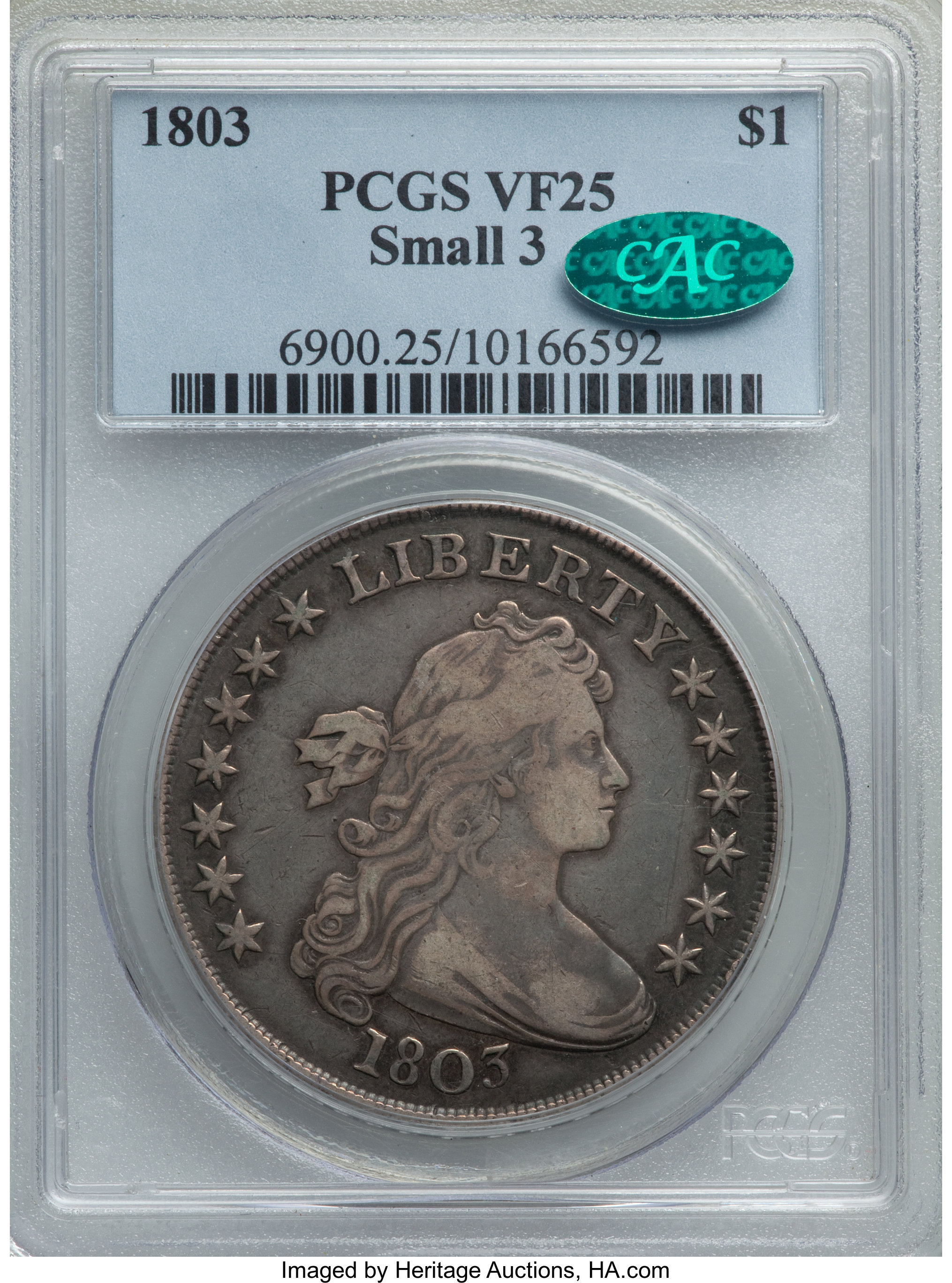1803 $1  Small 3, B-5, BB-252 AG2 thumbnail 26