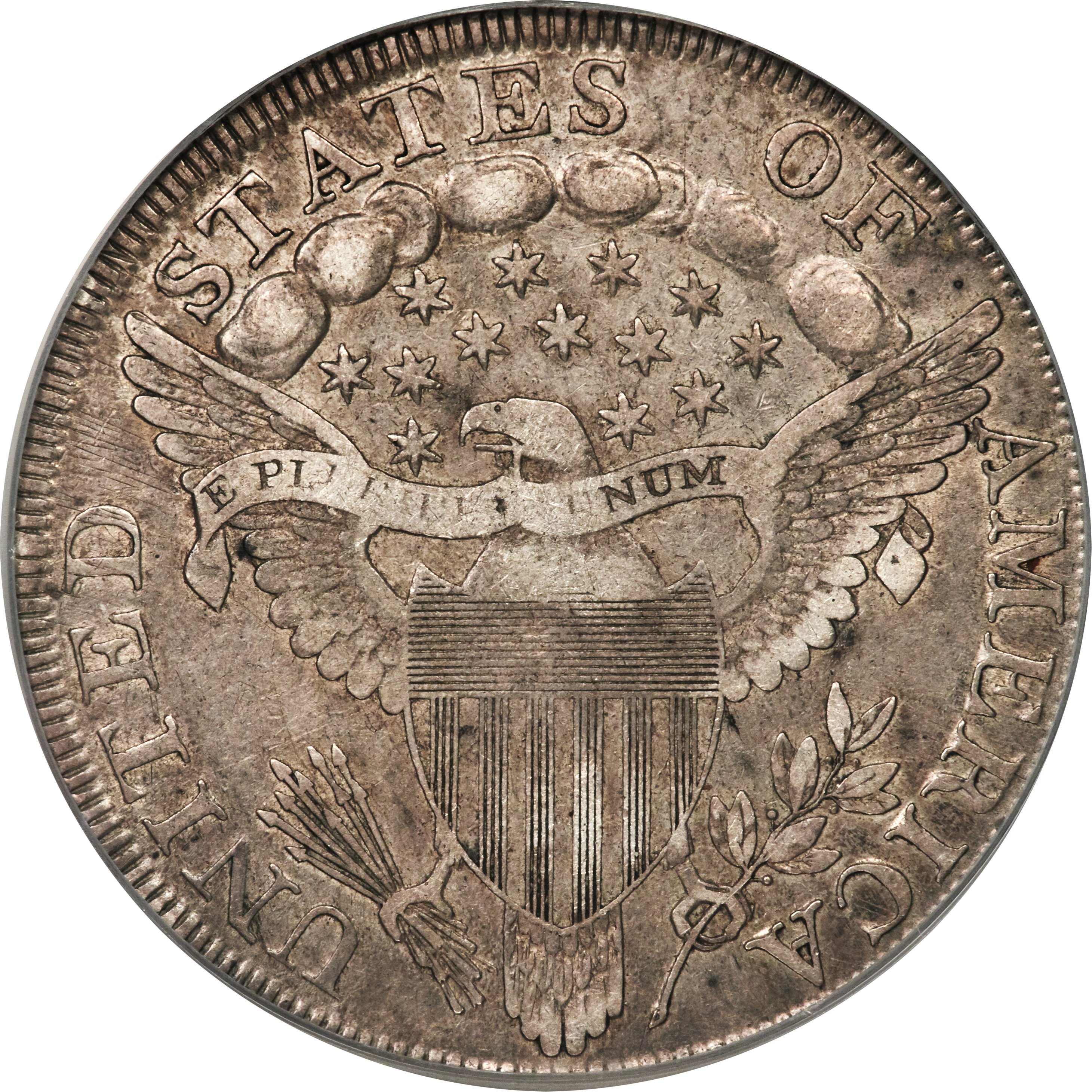 1798 $1  Large Eagle, Pointed 9, 10 Arrows, B-21, BB-107 VG10 thumbnail 19