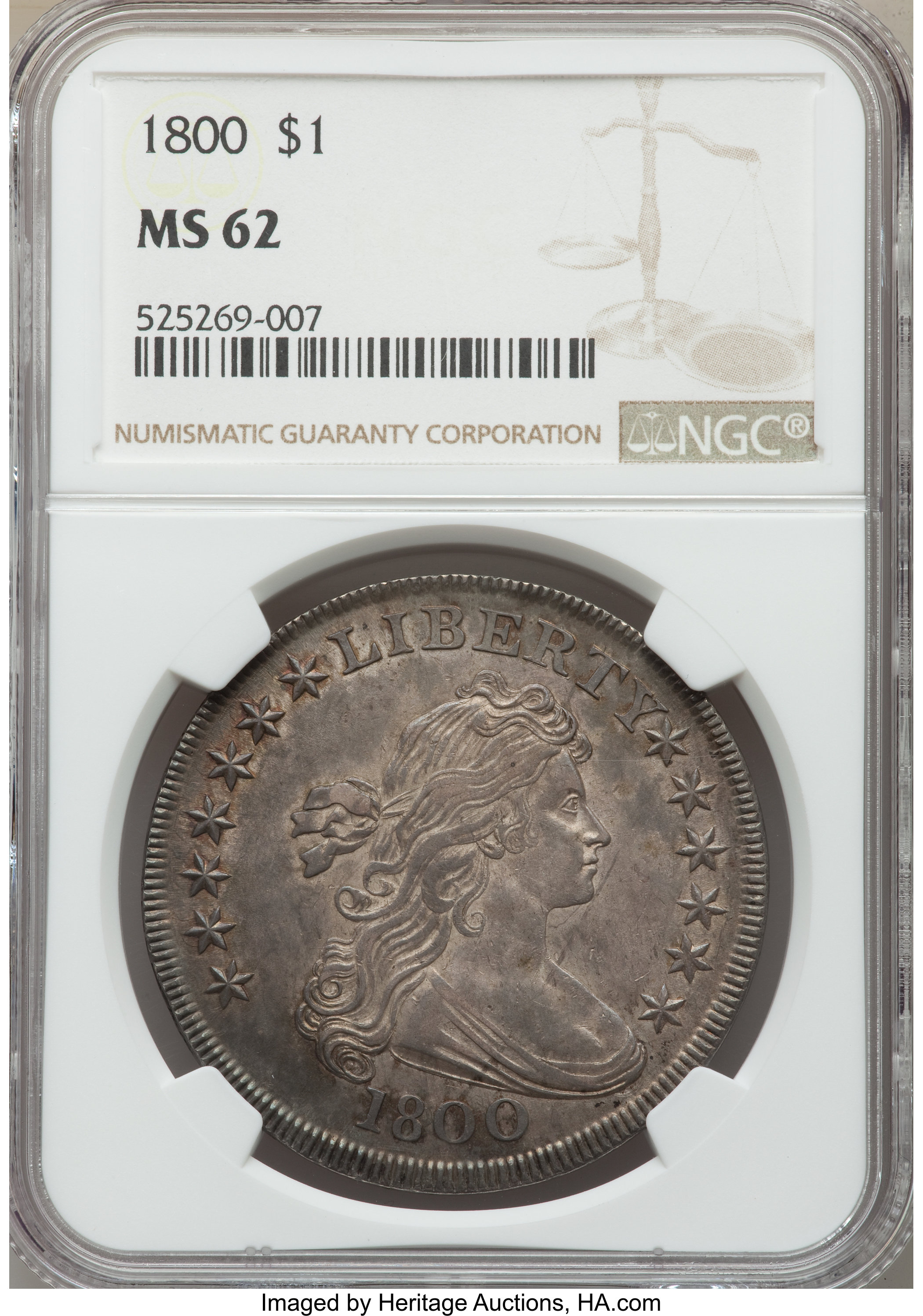 1800 $1  B-12, BB-184 AU55 thumbnail 25