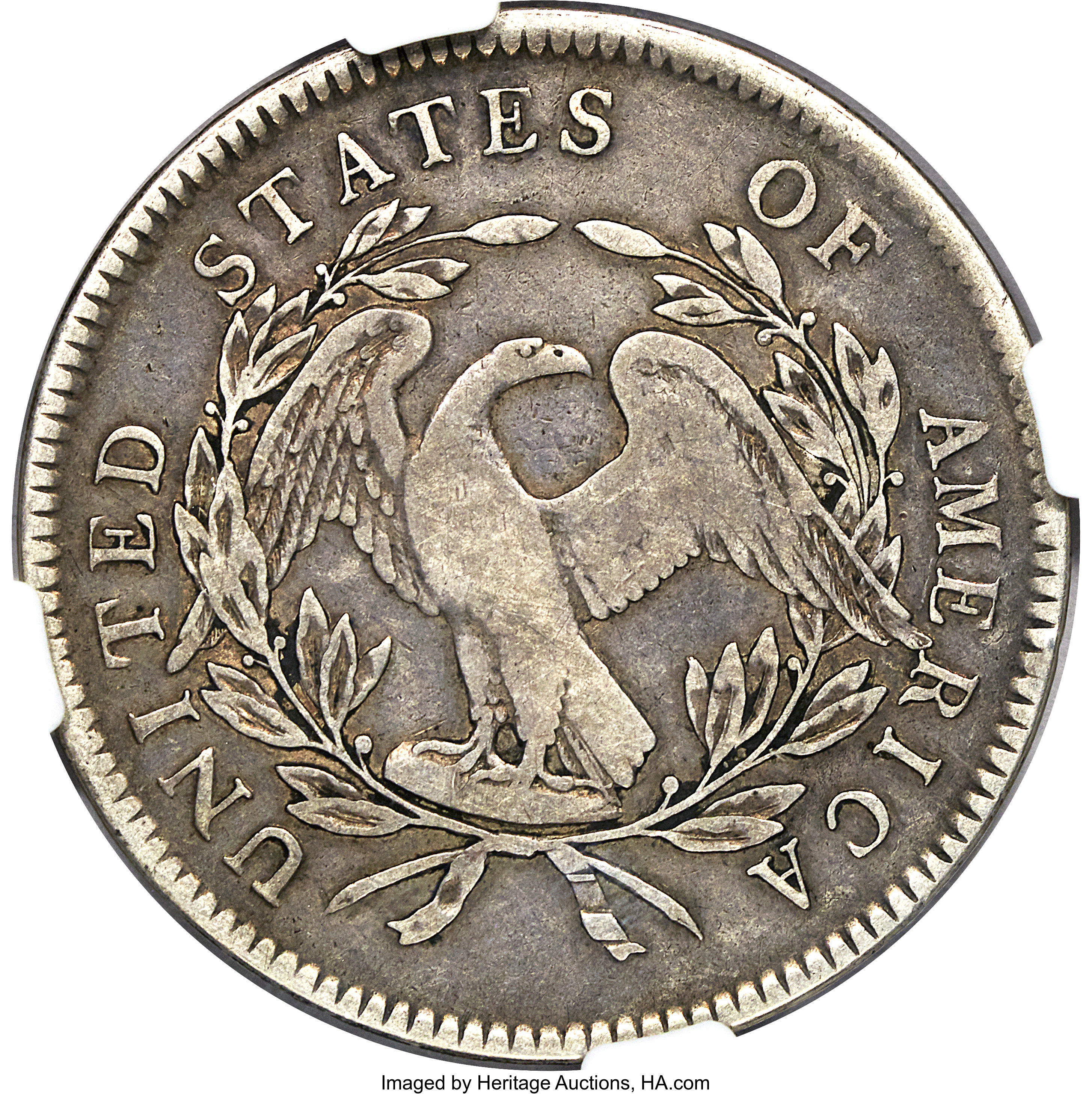 1795 $1  Flowing Hair, 3 Leaves, B-6, BB-25 P1 thumbnail 19