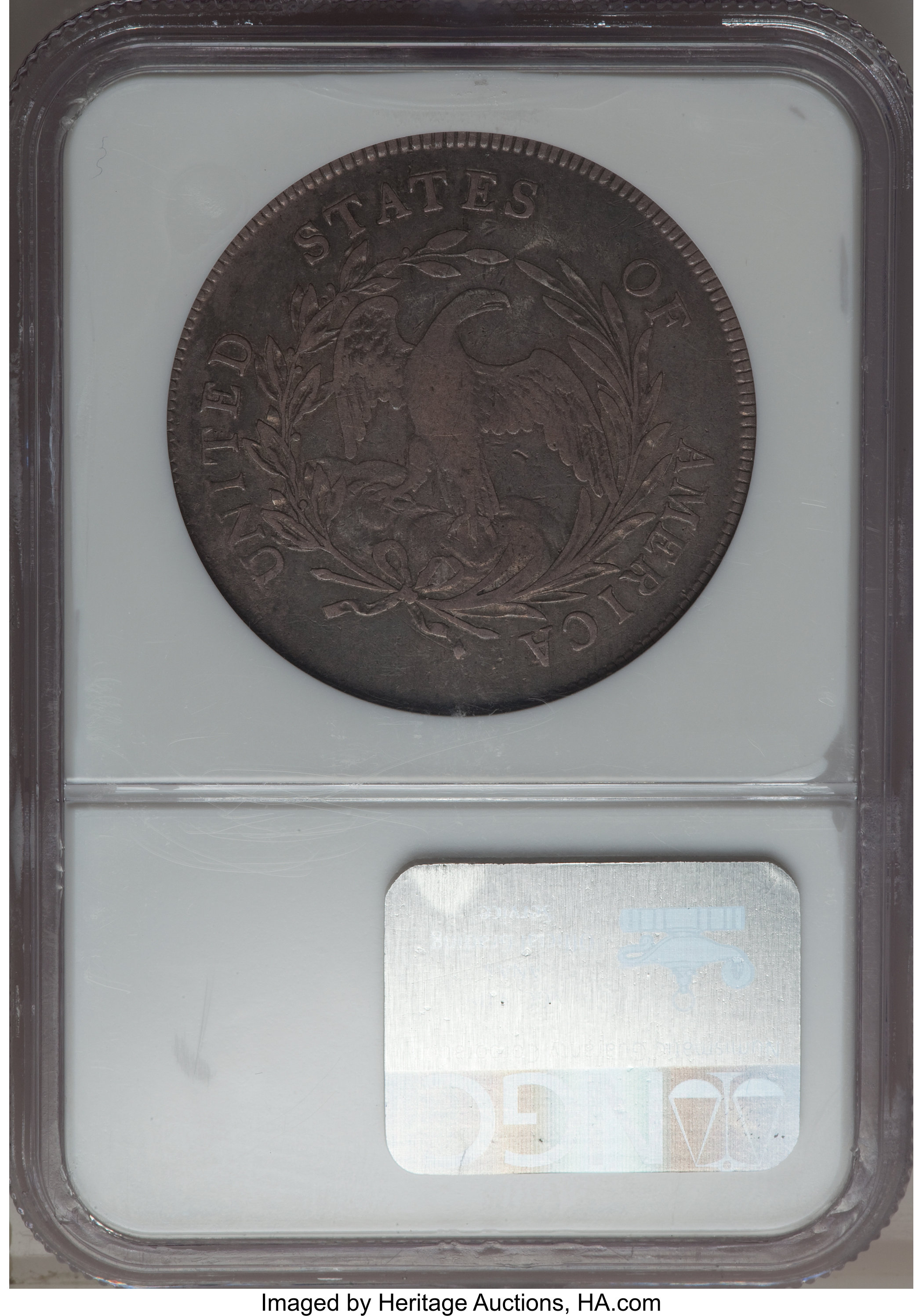 1798 $1  Small Eagle, 15 Stars Obverse, B-2, BB-81 VF30 thumbnail 4