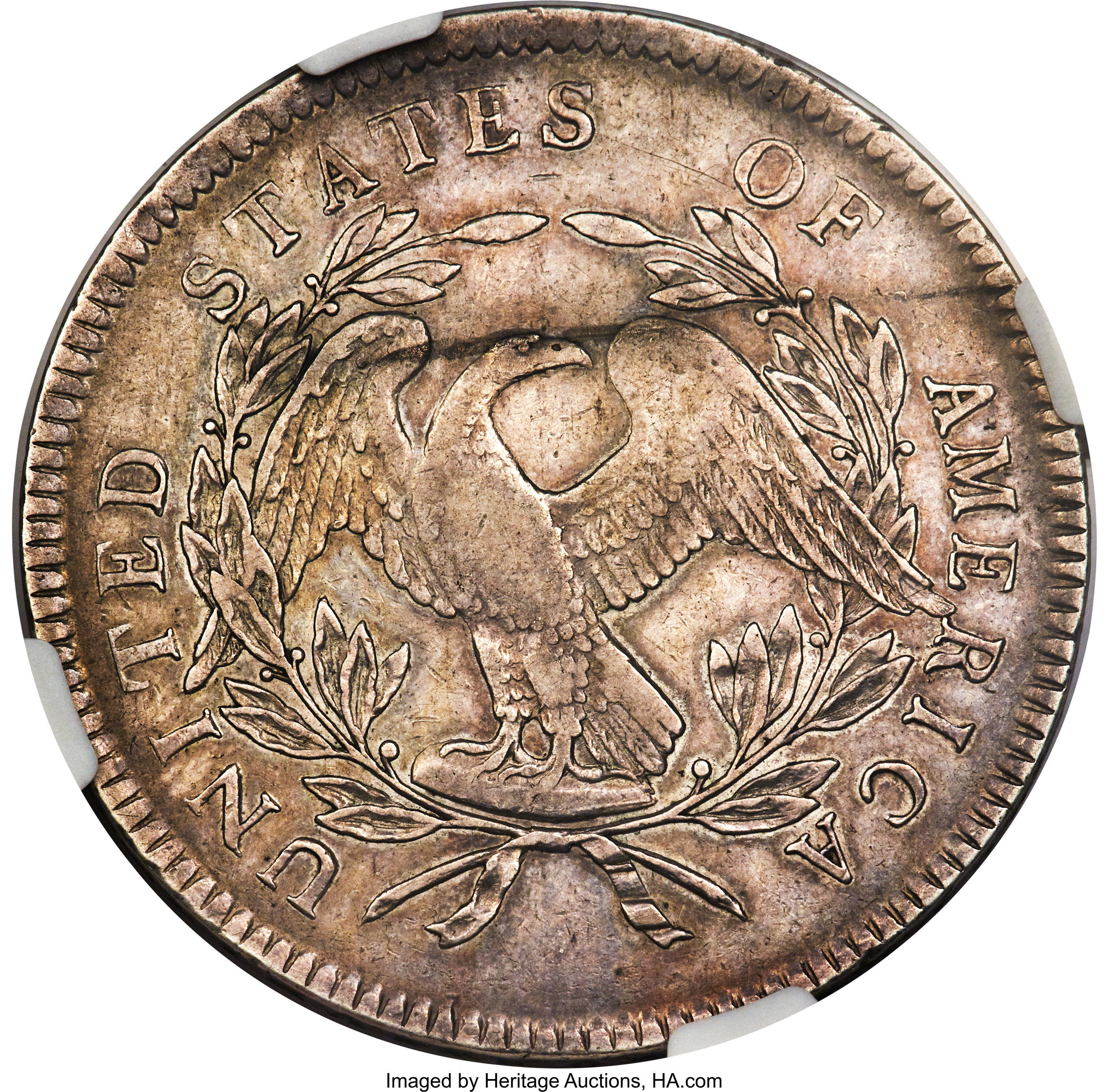 1795 $1  Flowing Hair, 3 Leaves, B-6, BB-25 MS64 thumbnail 11