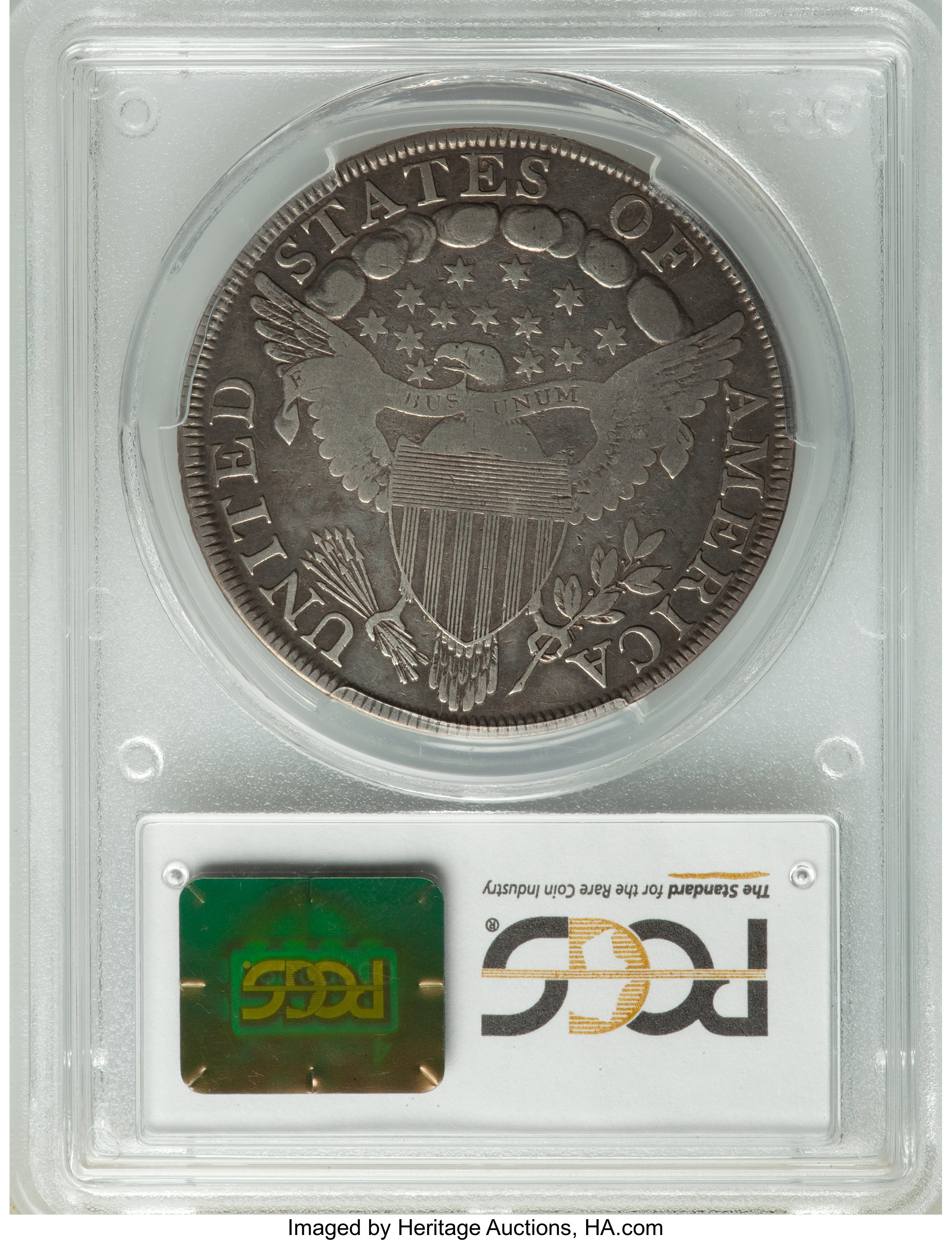 1798 $1  Large Eagle, Pointed 9, Close Date, B-30, BB-116 MS thumbnail 16