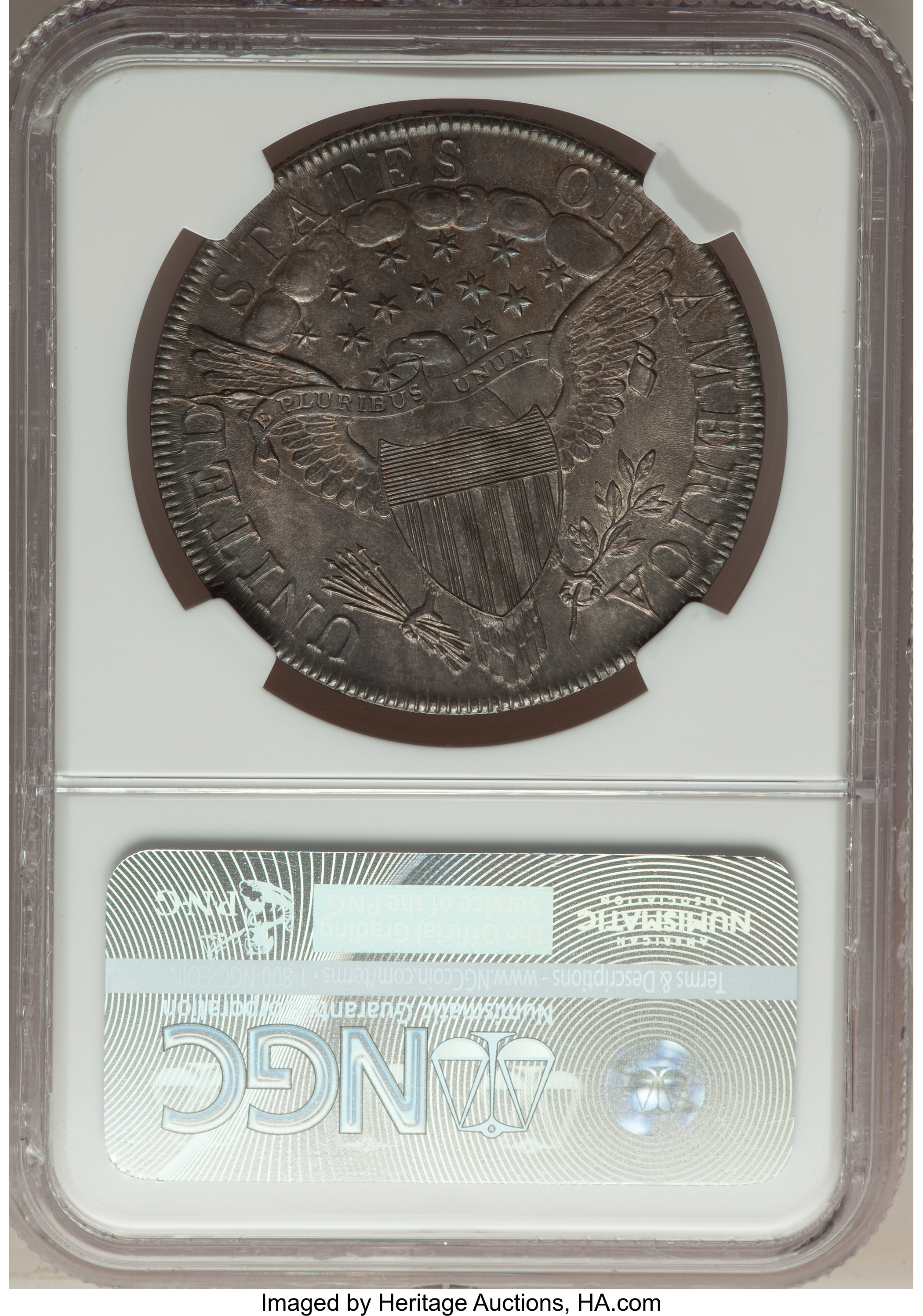 1799 $1  7x6 Stars, B-11, BB-161 MS61 thumbnail 4