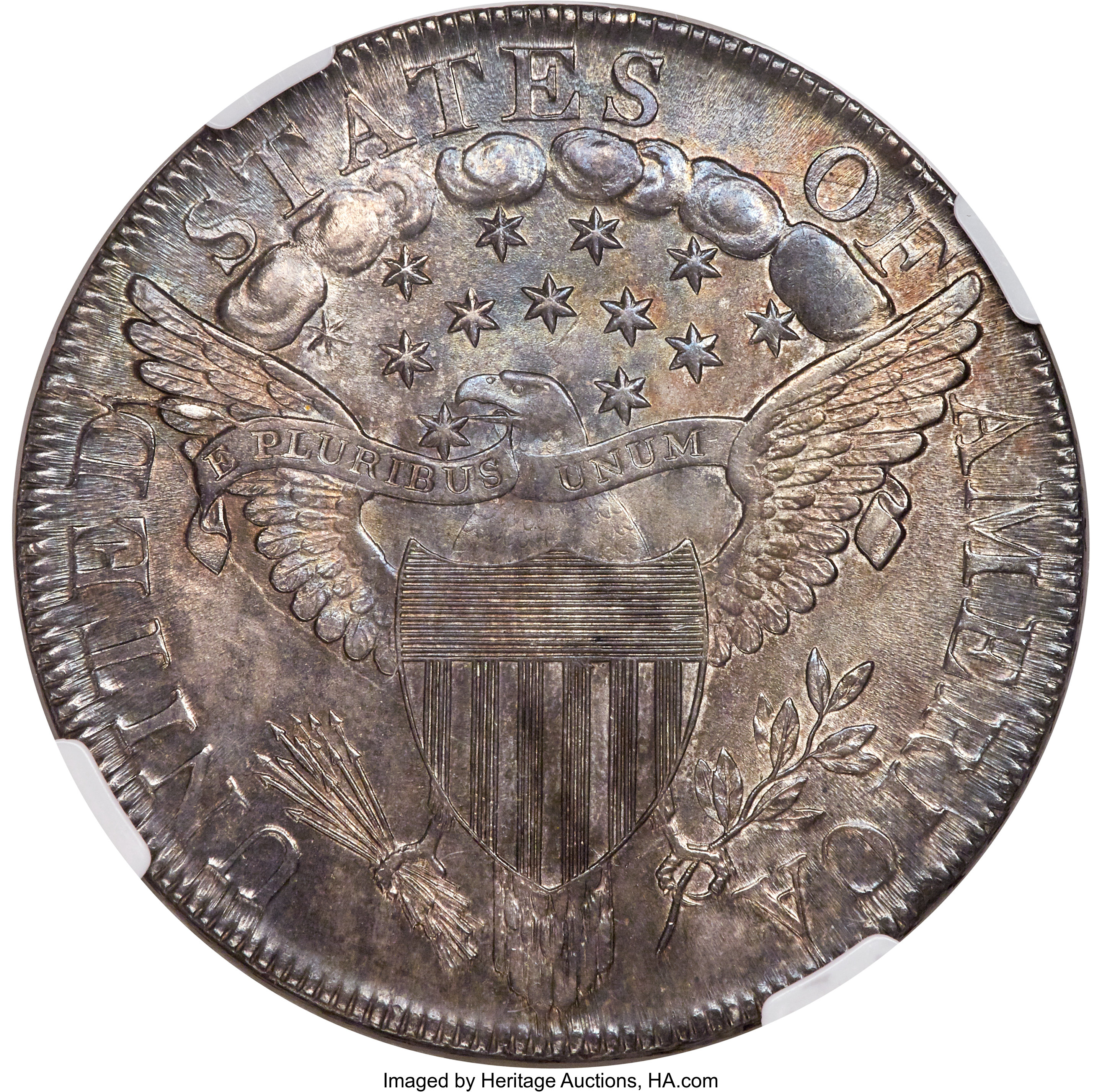 1799 $1  7x6 Stars, B-11, BB-161 MS61 thumbnail 5