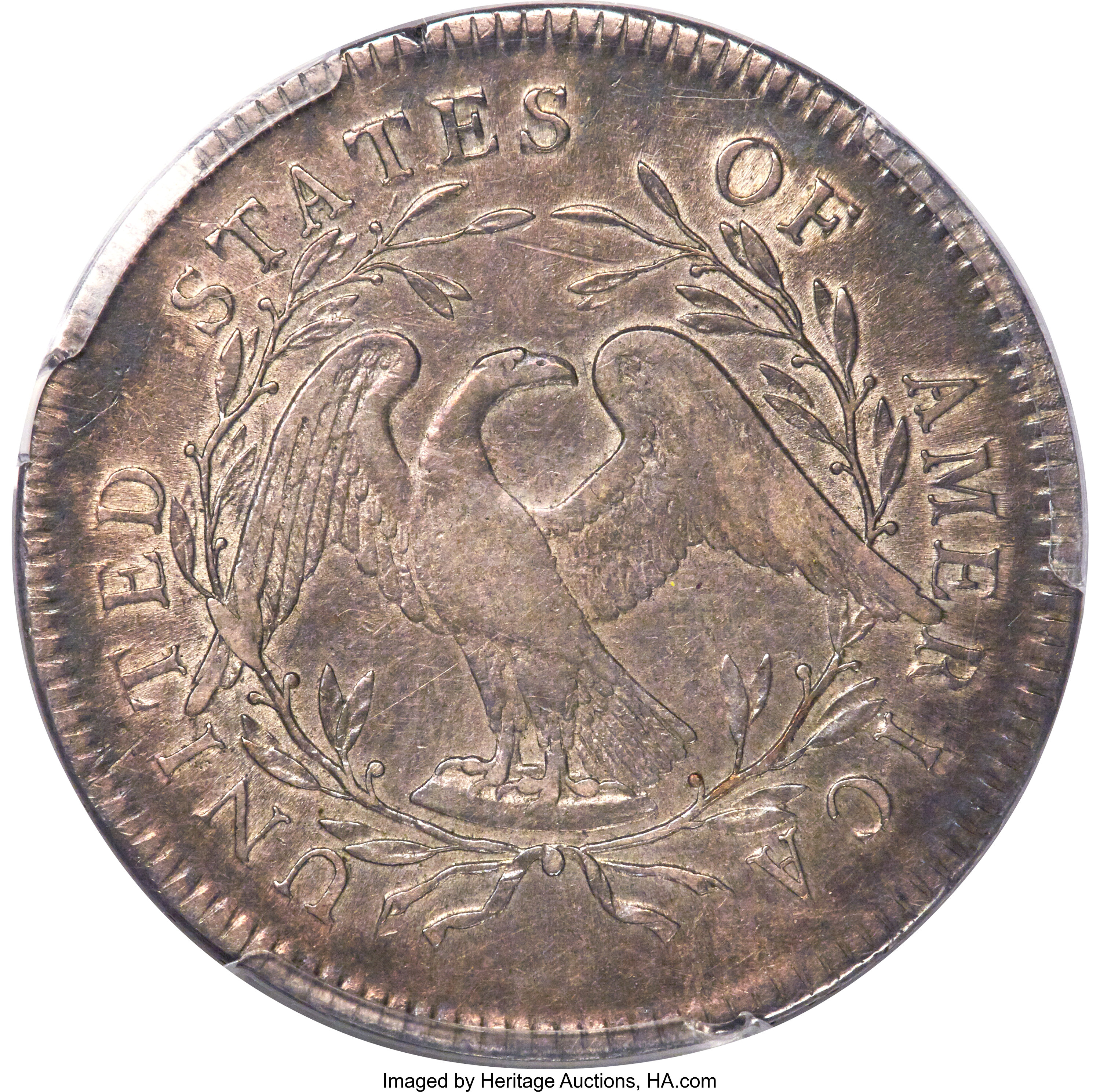 1795 $1  Flowing Hair, 2 Leaves, B-4, BB-14 MS64 thumbnail 20