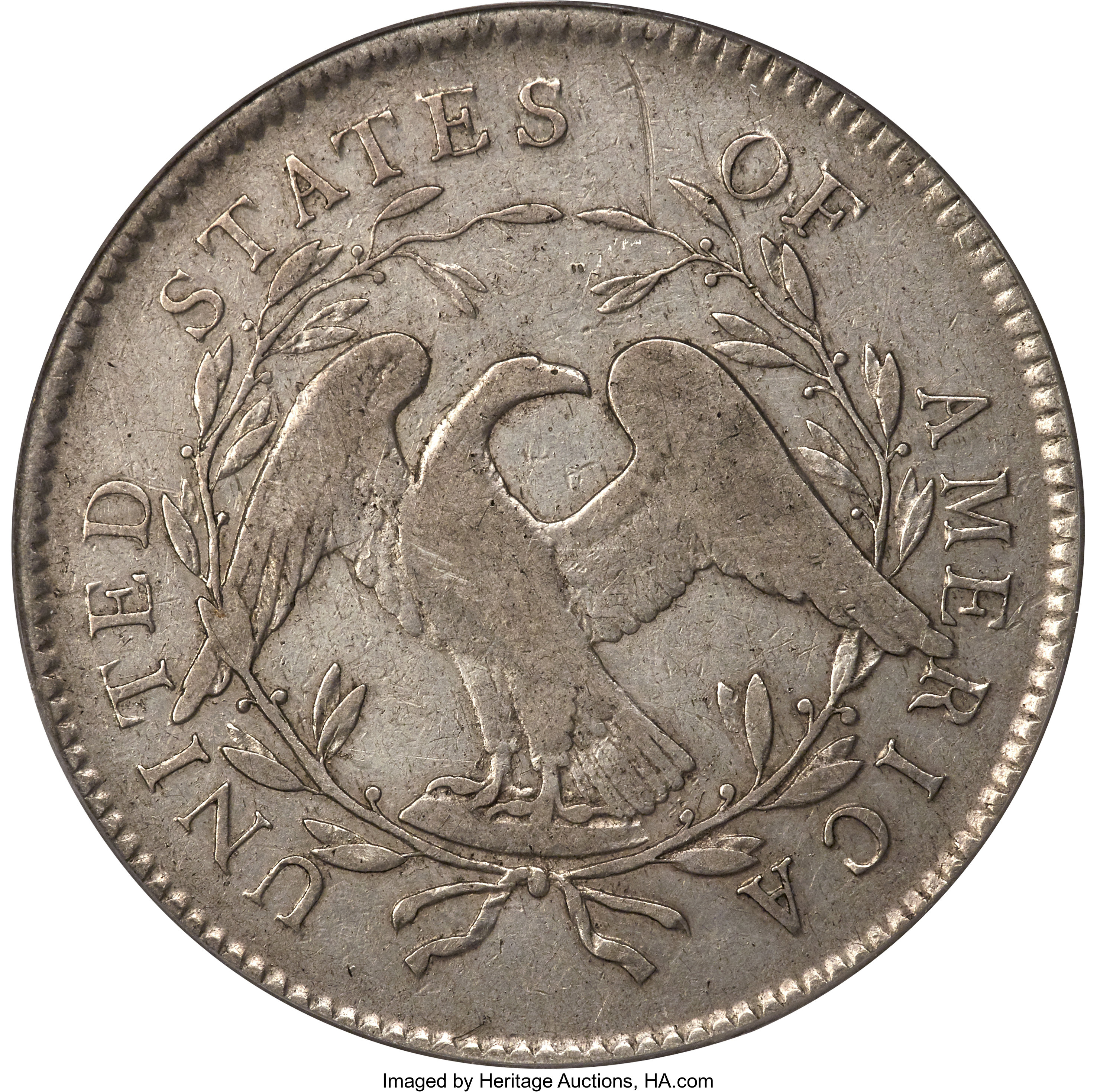 1795 $1  Flowing Hair, 2 Leaves, B-2, BB-20 P1 thumbnail 22