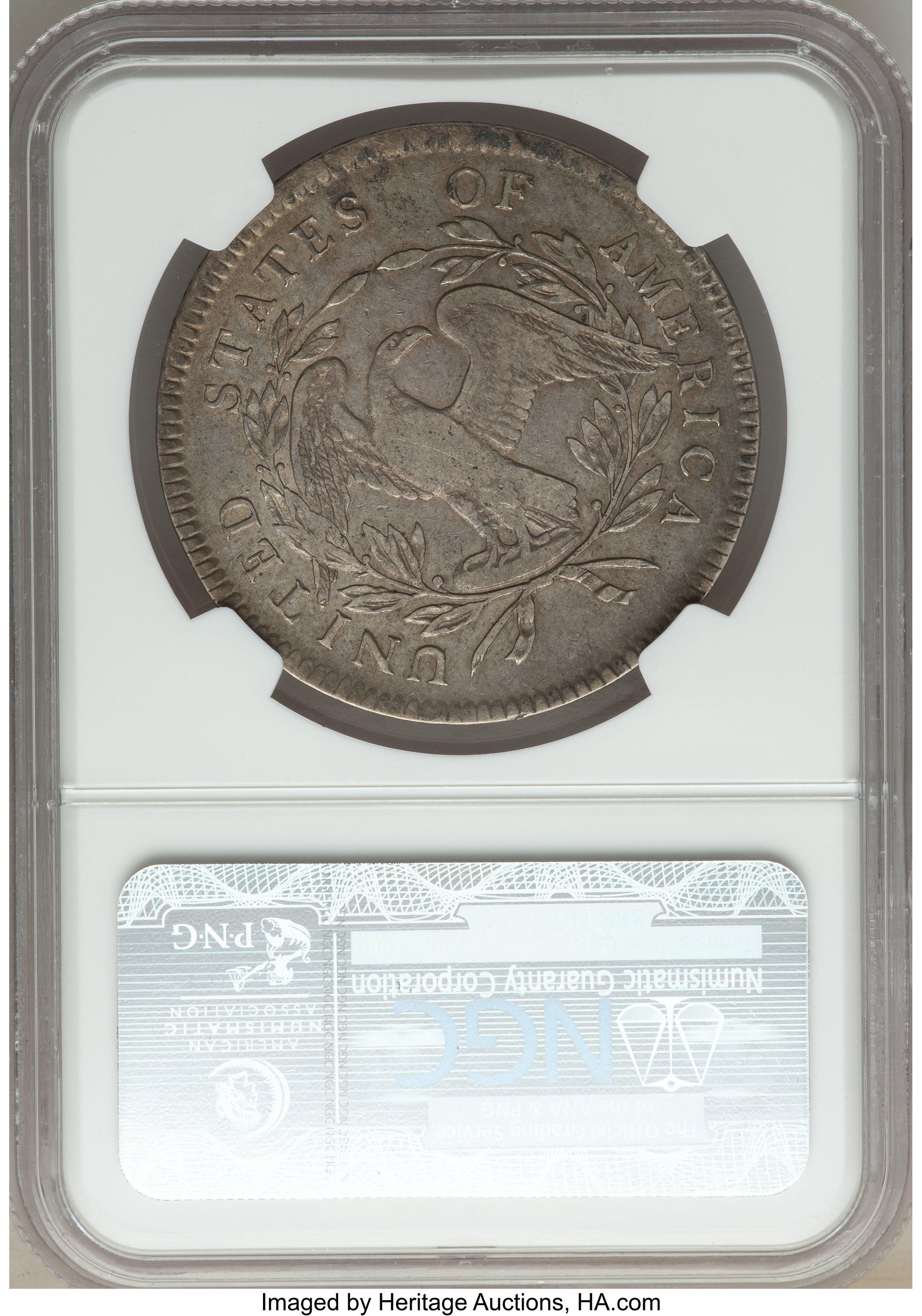 1795 $1  Flowing Hair, 3 Leaves, B-6, BB-25 MS64 thumbnail 15