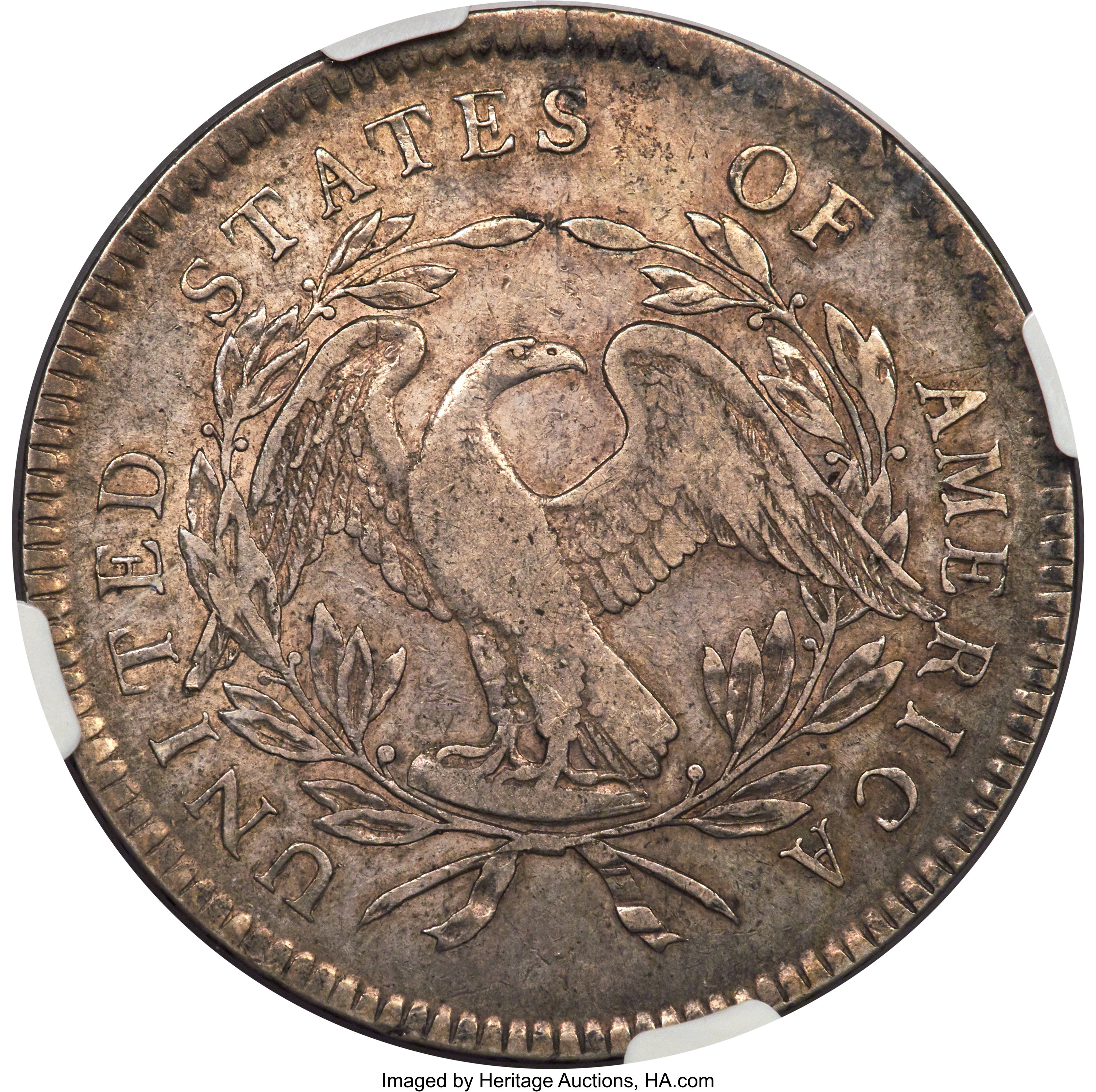 1795 $1  Flowing Hair, 3 Leaves, B-6, BB-25 MS64 thumbnail 16