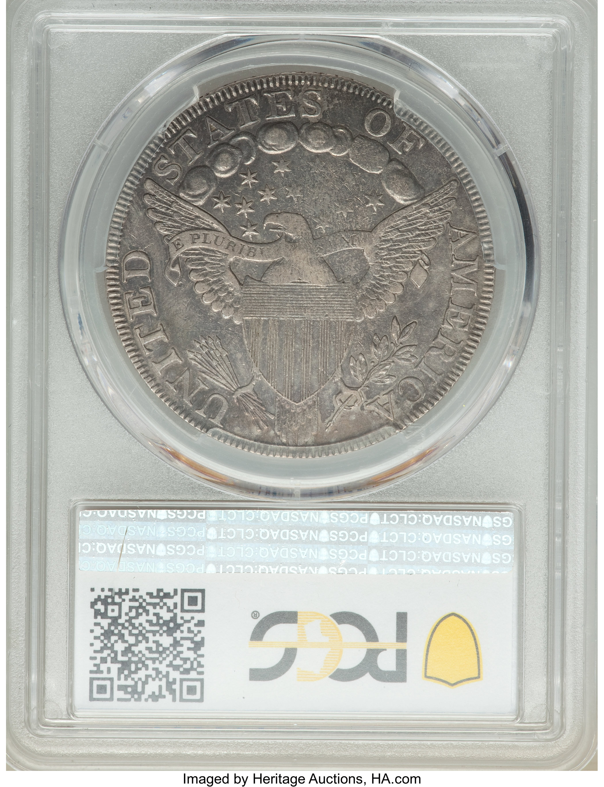 1798 $1  Large Eagle, Pointed 9, 5 Berries, B-10, BB-109 AG3 CAC thumbnail 21