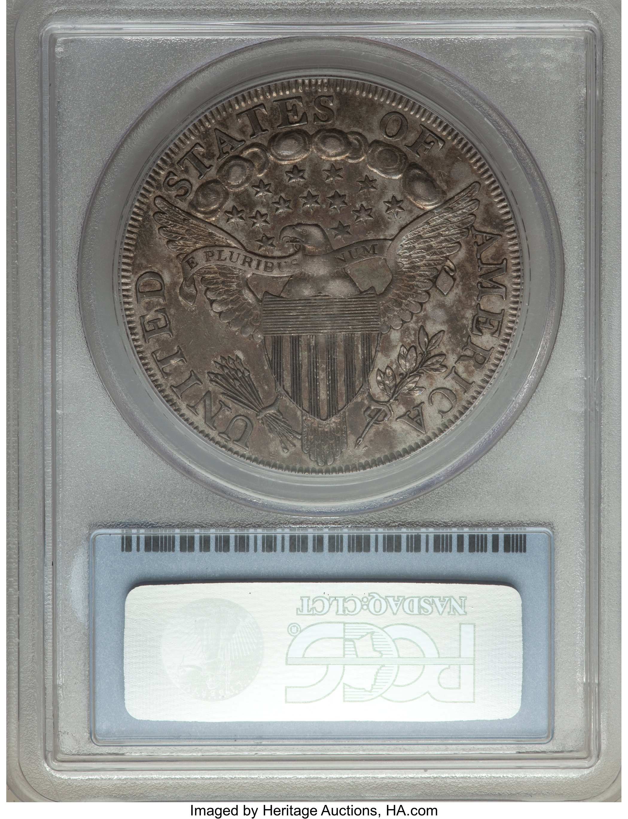 1798 $1  Large Eagle, Pointed 9, 5 Berries, B-10, BB-109 AU55 thumbnail 5