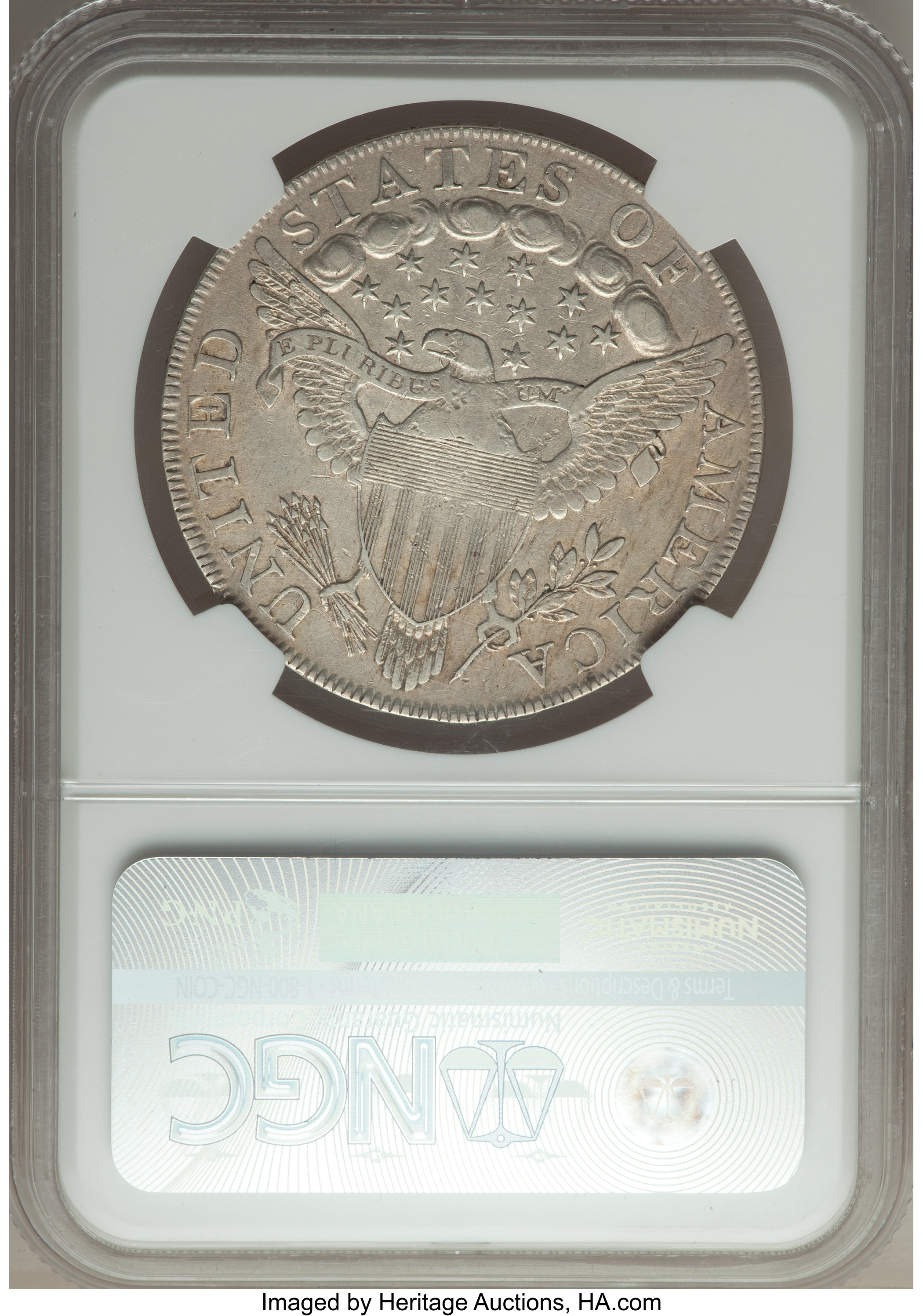 1798 $1  Large Eagle, Pointed 9, 5 Berries, B-11, BB-111 VF20 CAC thumbnail 24
