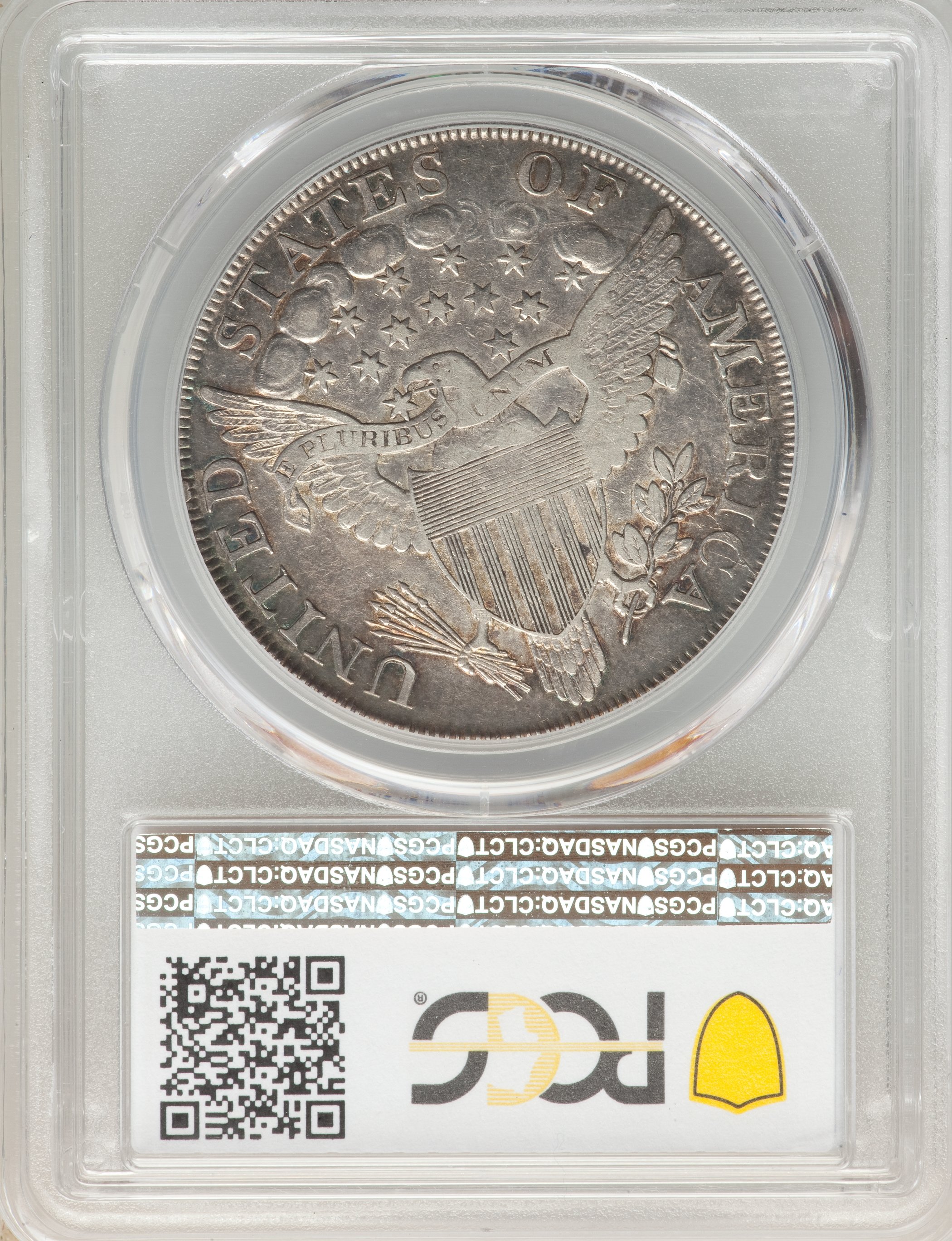 1800 $1  Wide Date, Low 8 XF40 CAC thumbnail 2