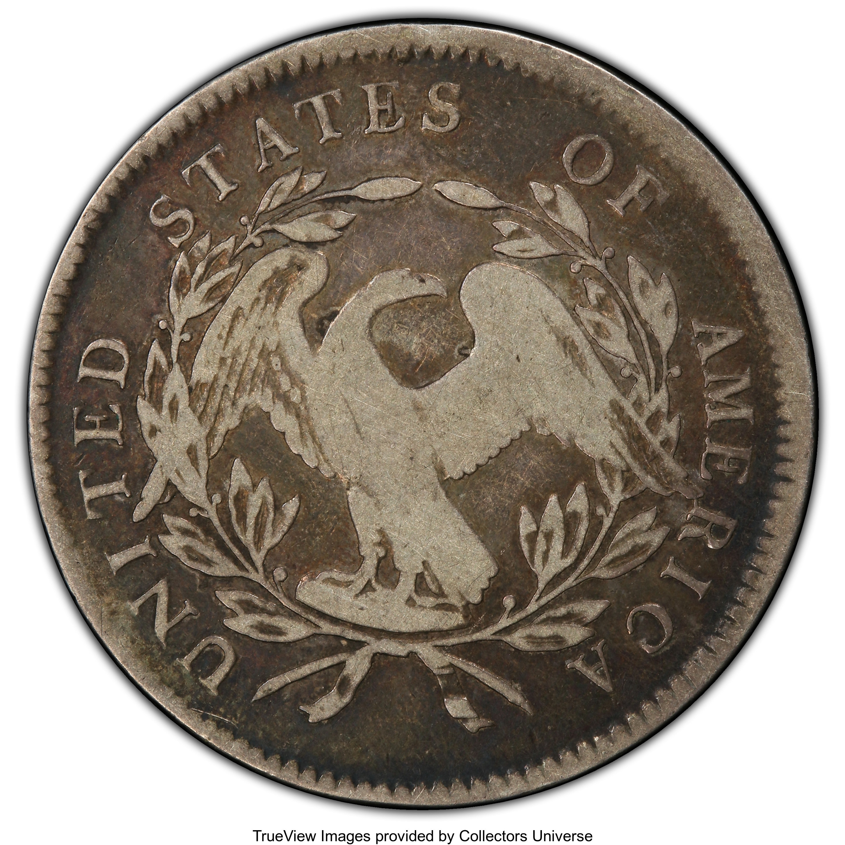 1795 $1  Flowing Hair, 3 Leaves, B-6, BB-25 P1 thumbnail 9