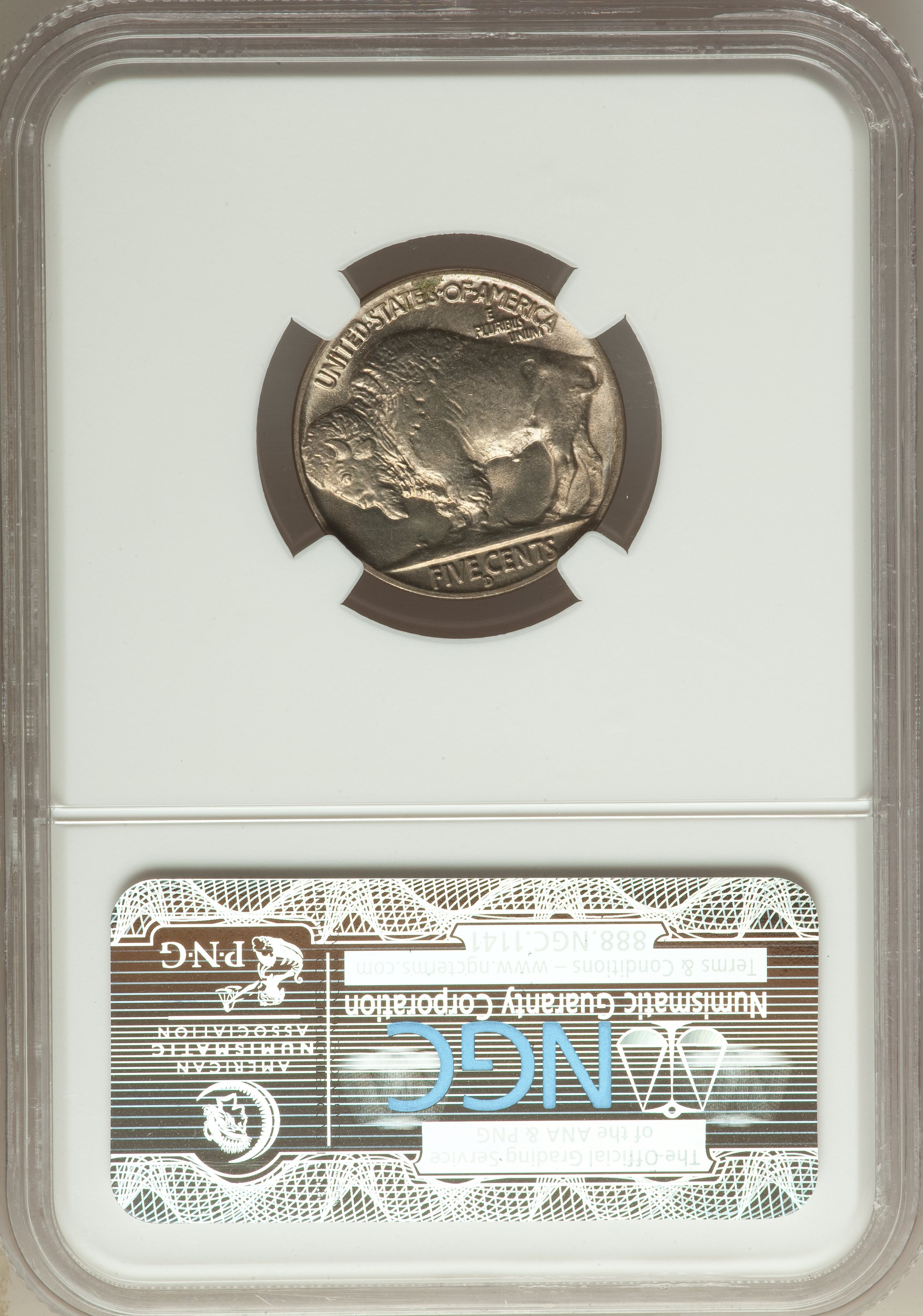 1938-D/S 5c Buffalo, OMM, FS-511 VG10 thumbnail 9