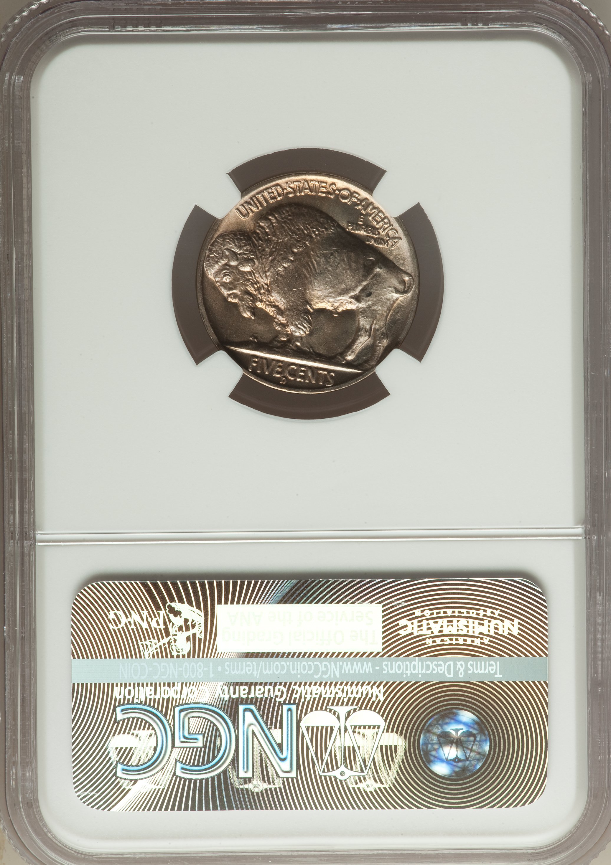 1938-D/S 5c Buffalo, OMM, FS-513 AU55 CAC thumbnail 12