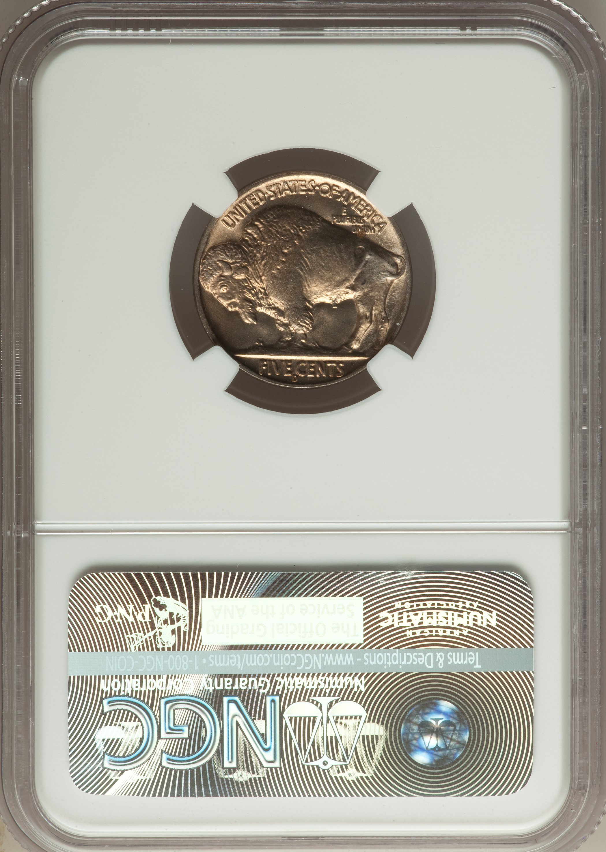 1938-D/S 5c Buffalo, OMM, FS-513 AU55 CAC thumbnail 8