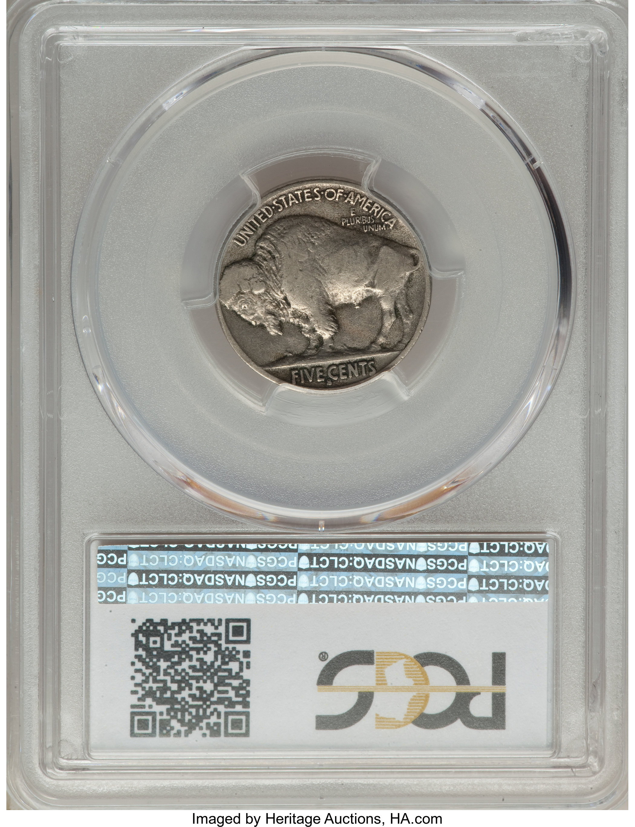 1917-S 5c 2 Feathers, FS-401 F15 thumbnail 4