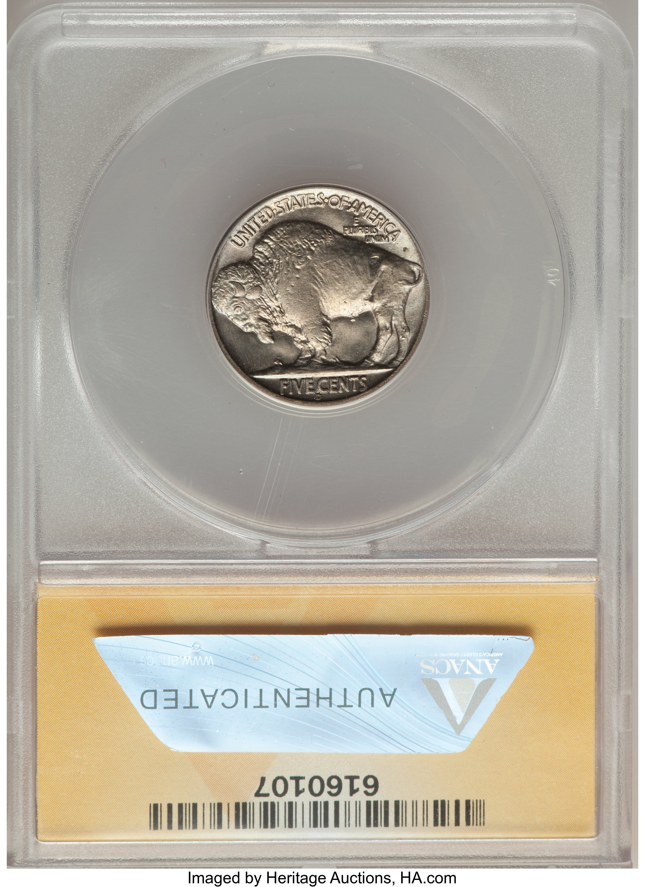 1936-D/D 5c Repunched Mintmark, FS-502 MS63 thumbnail 6