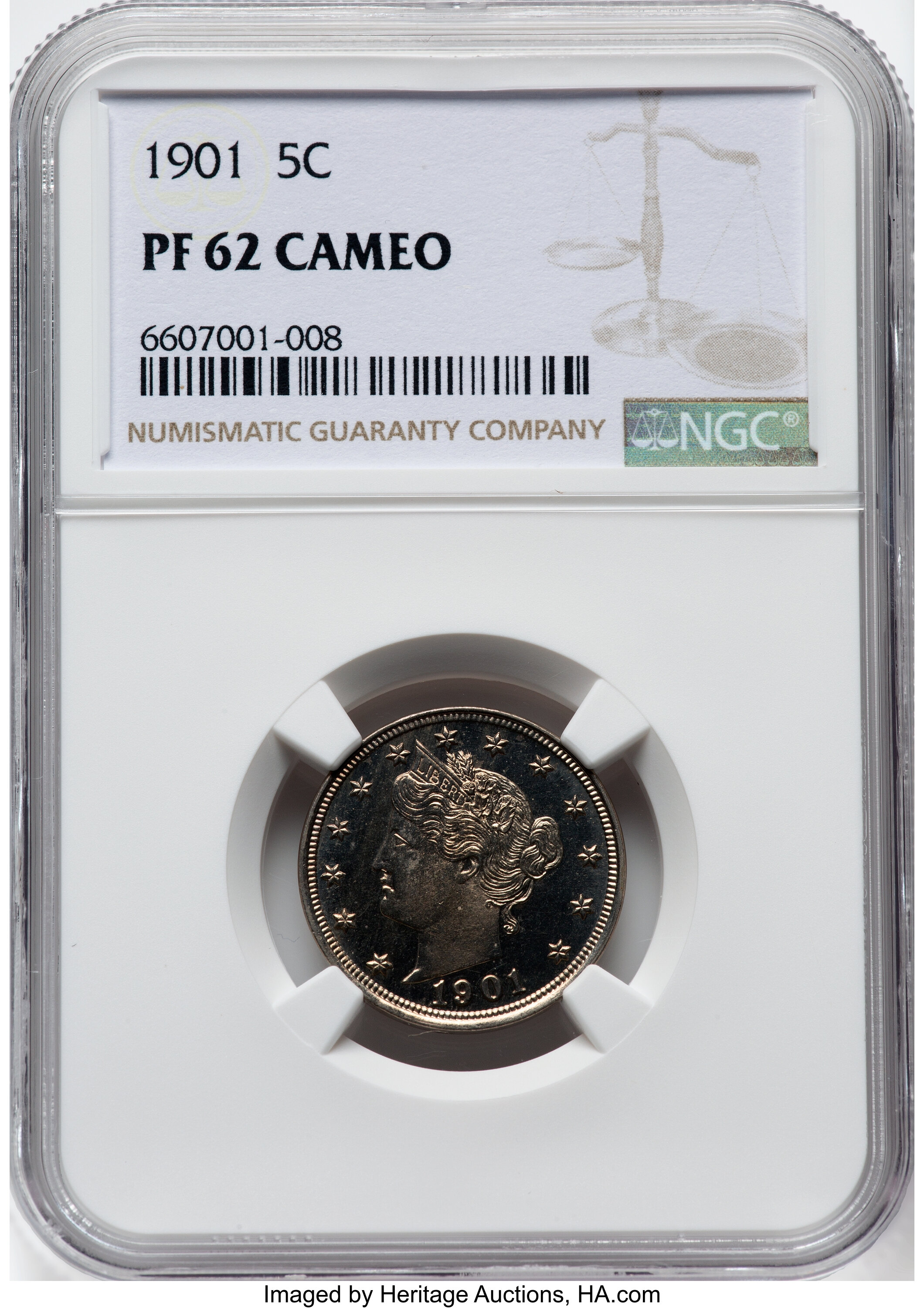 1901 5c PR CAM PR61 CAM CAC thumbnail 8