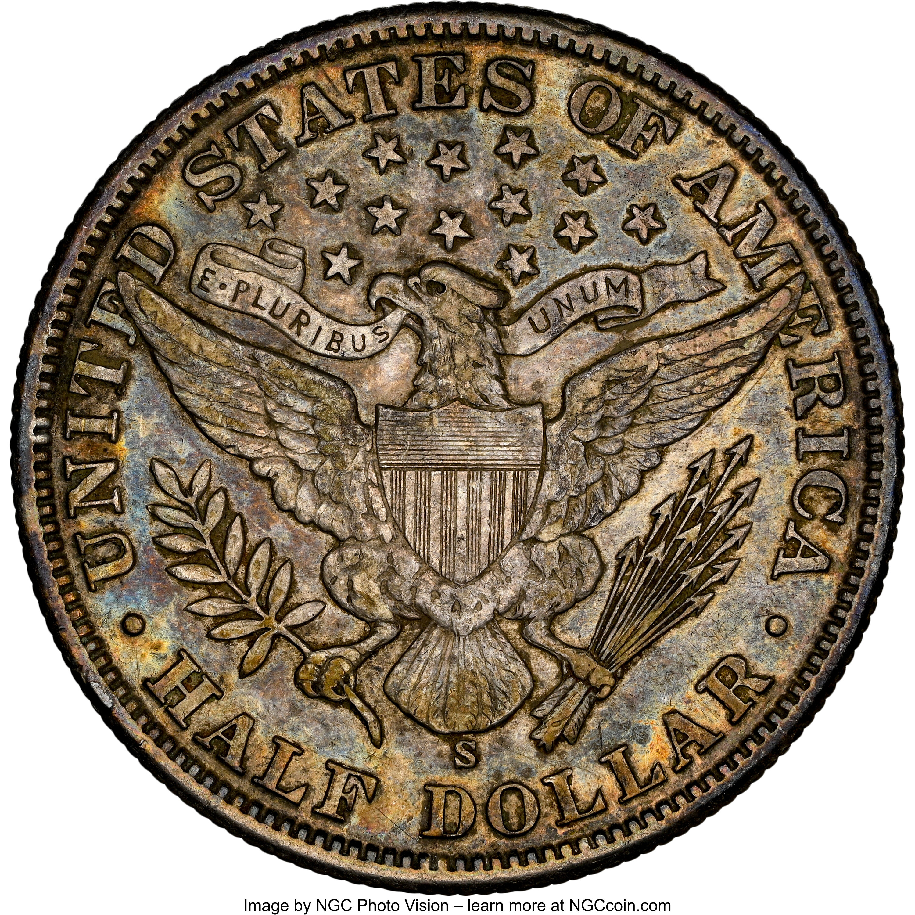 1900-S 50c AU50 thumbnail 3