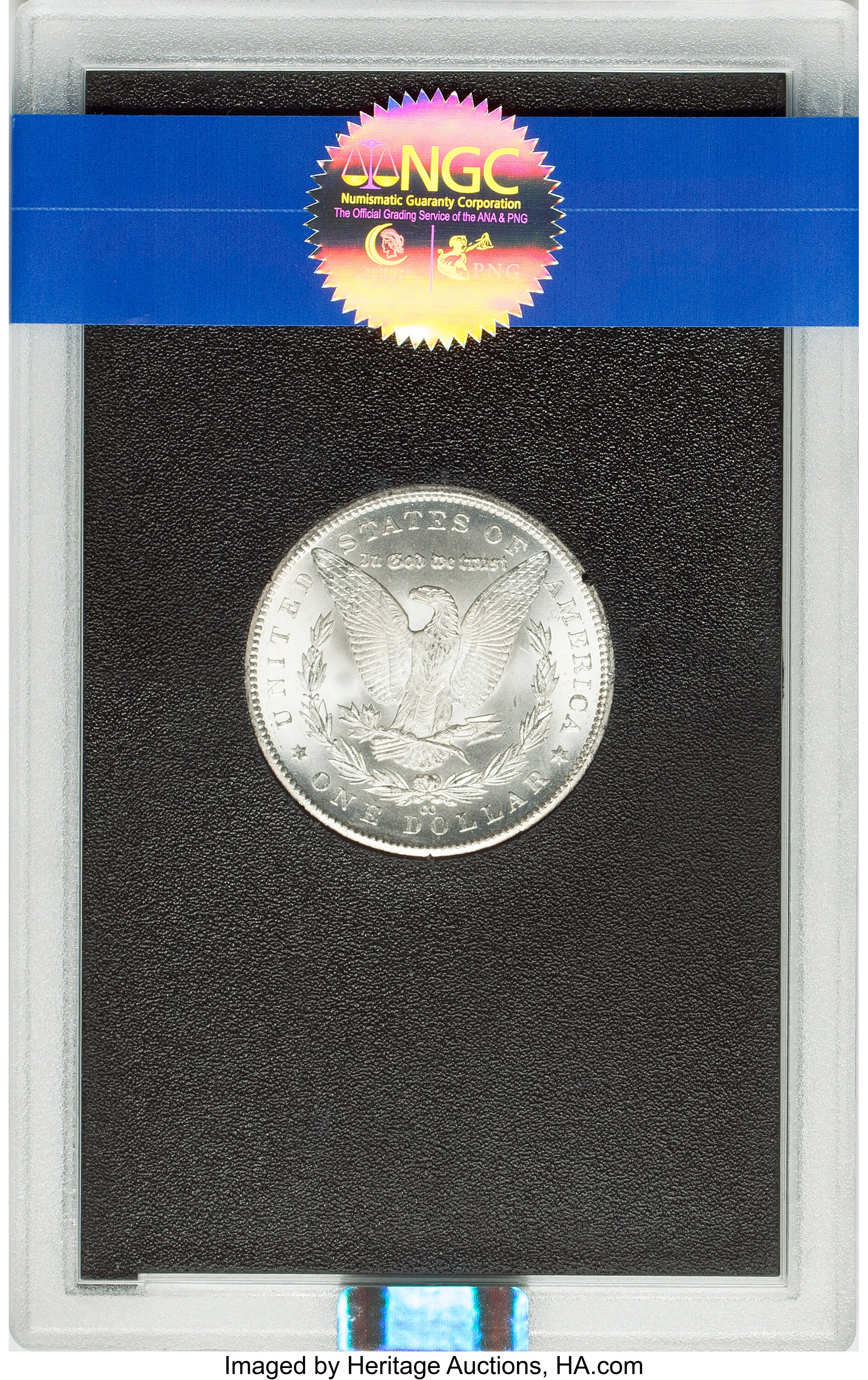 1884 CC GSA Hoard, Hard package One Dollar MS Values | Greysheet